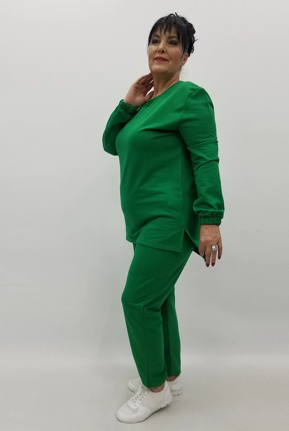 Miraggio Büyük Beden Takım 99659 YEŞİL