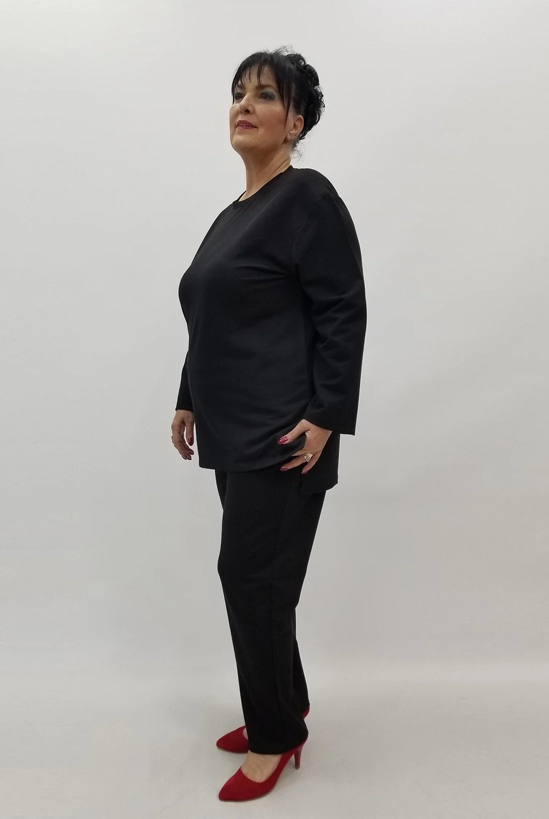 Miraggio Büyük Beden Takım 99661 SİYAH