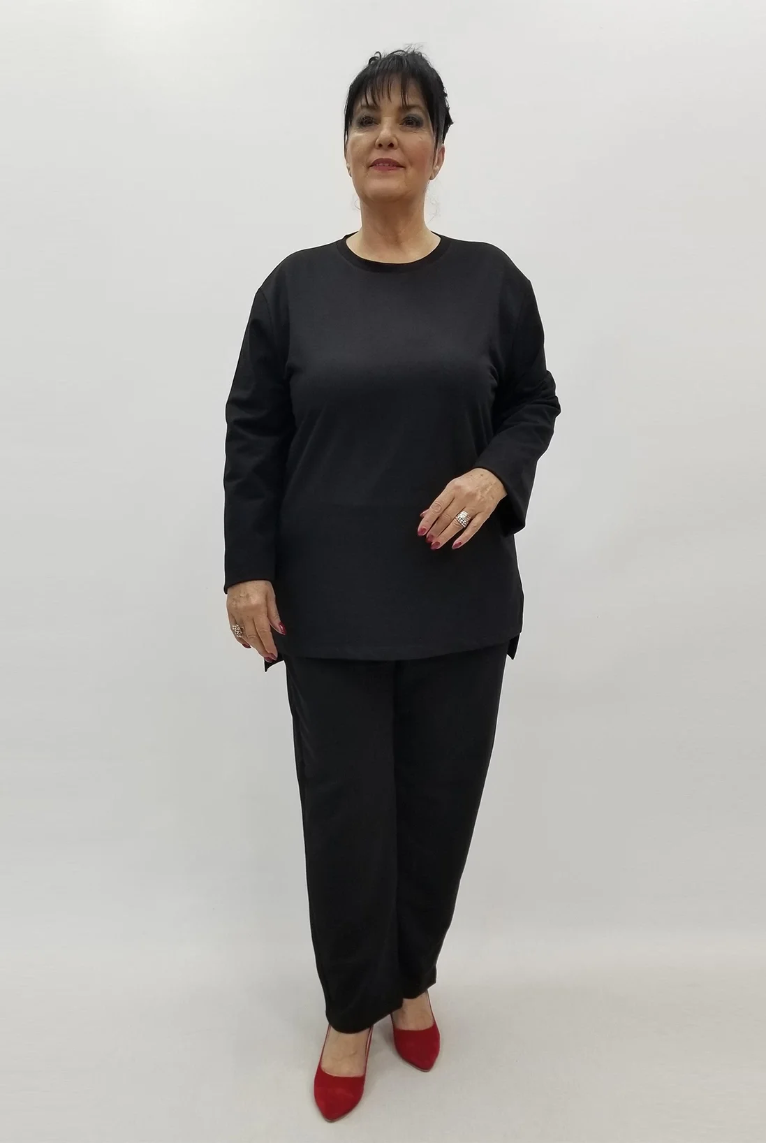 Miraggio Büyük Beden Takım 99661 SİYAH