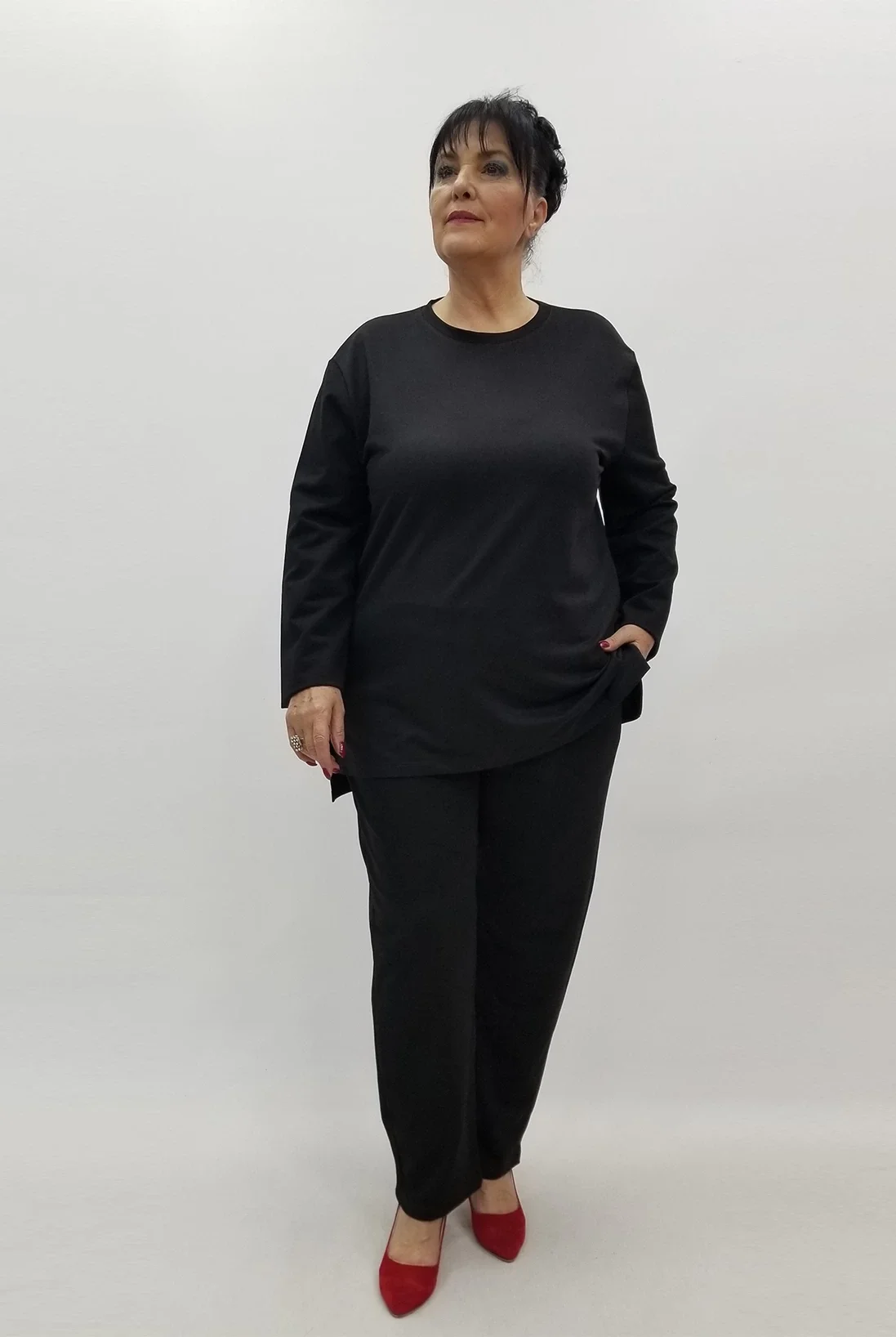 Miraggio Büyük Beden Takım 99661 SİYAH