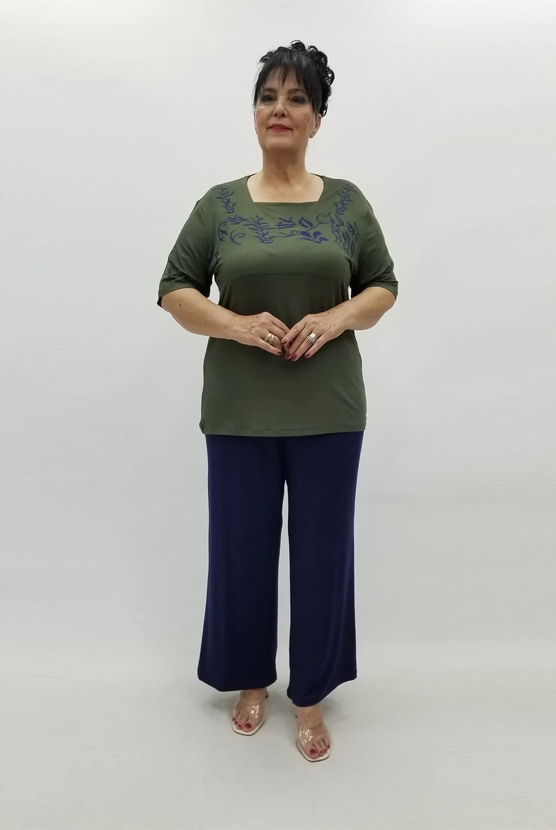 Miraggio Büyük Beden Takım 99731 HAKİ