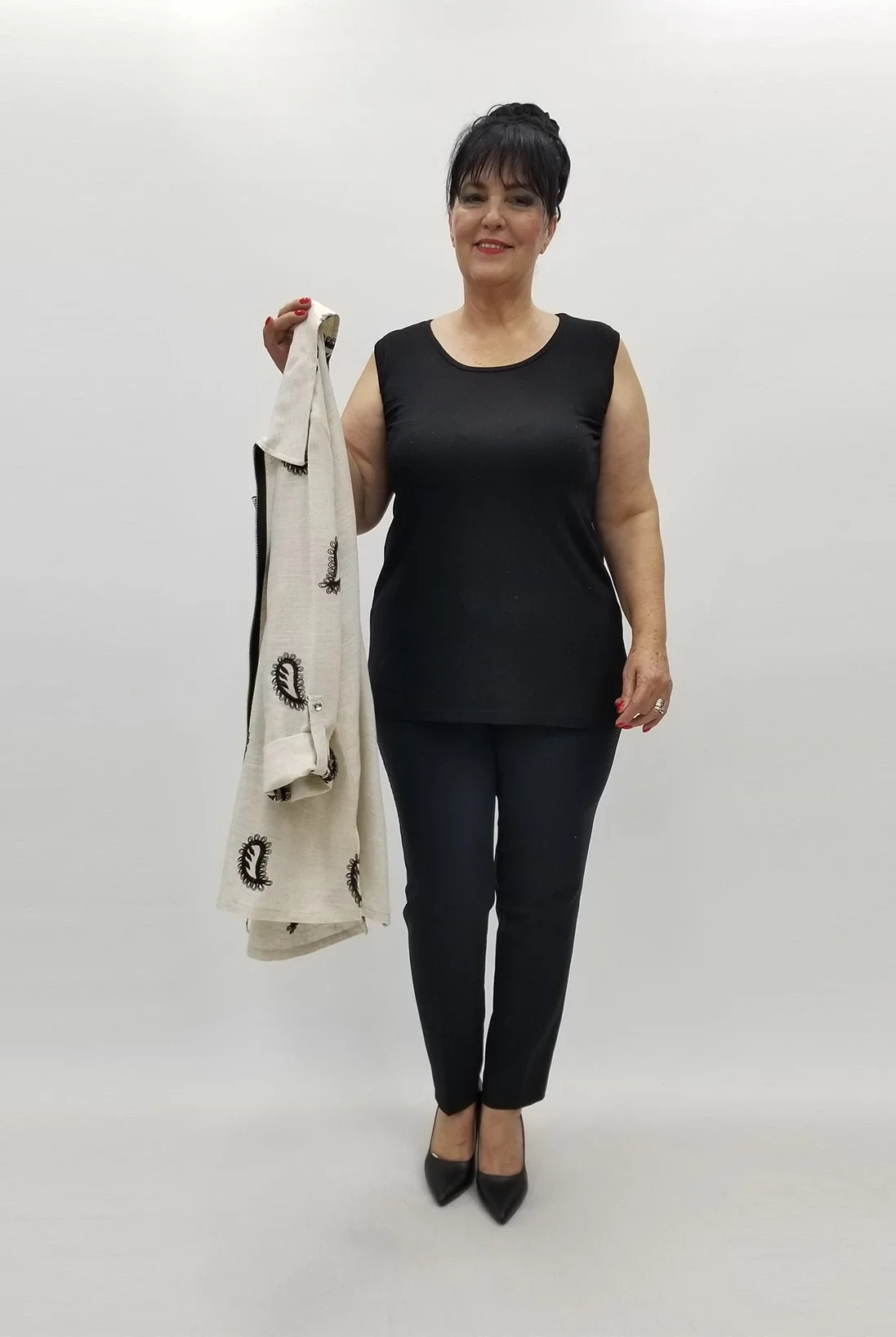 Miraggio Büyük Beden Takım 99737 BEJ