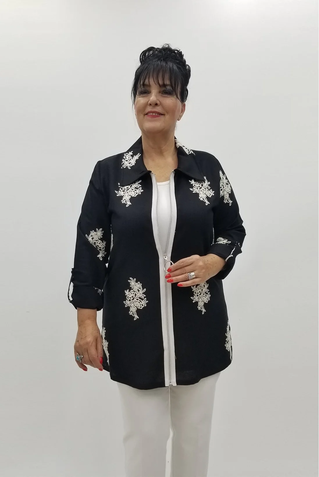 Miraggio Büyük Beden Takım 99737 SİYAH