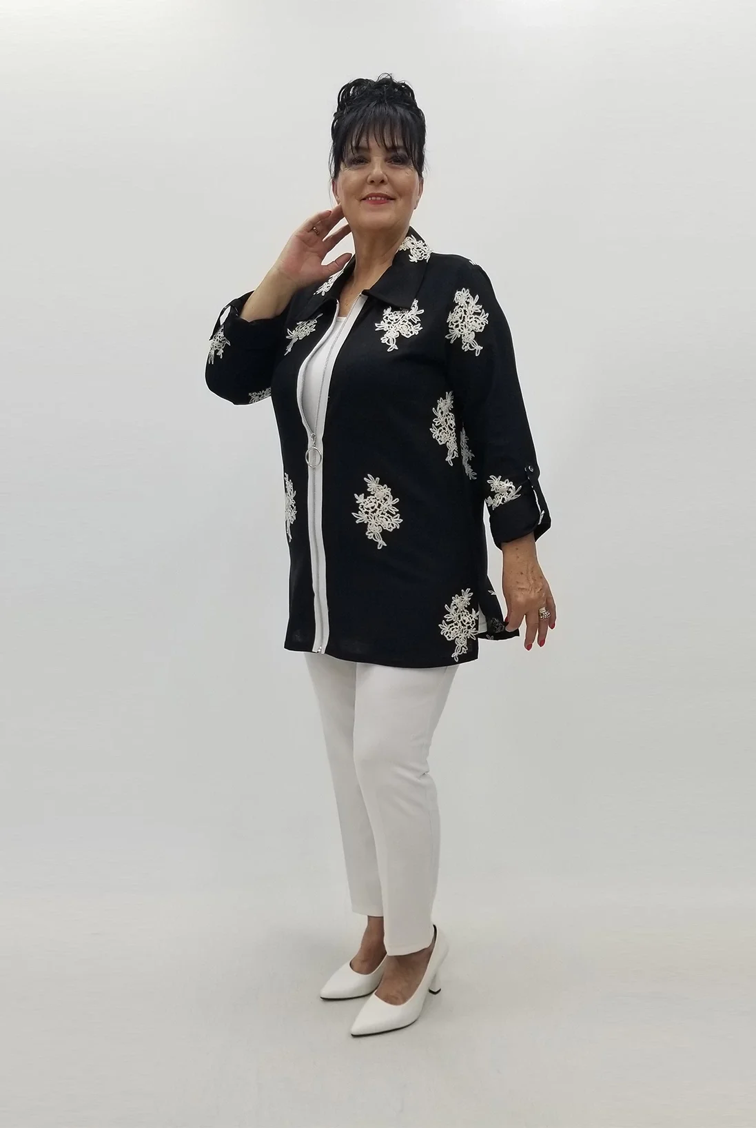 Miraggio Büyük Beden Takım 99737 SİYAH