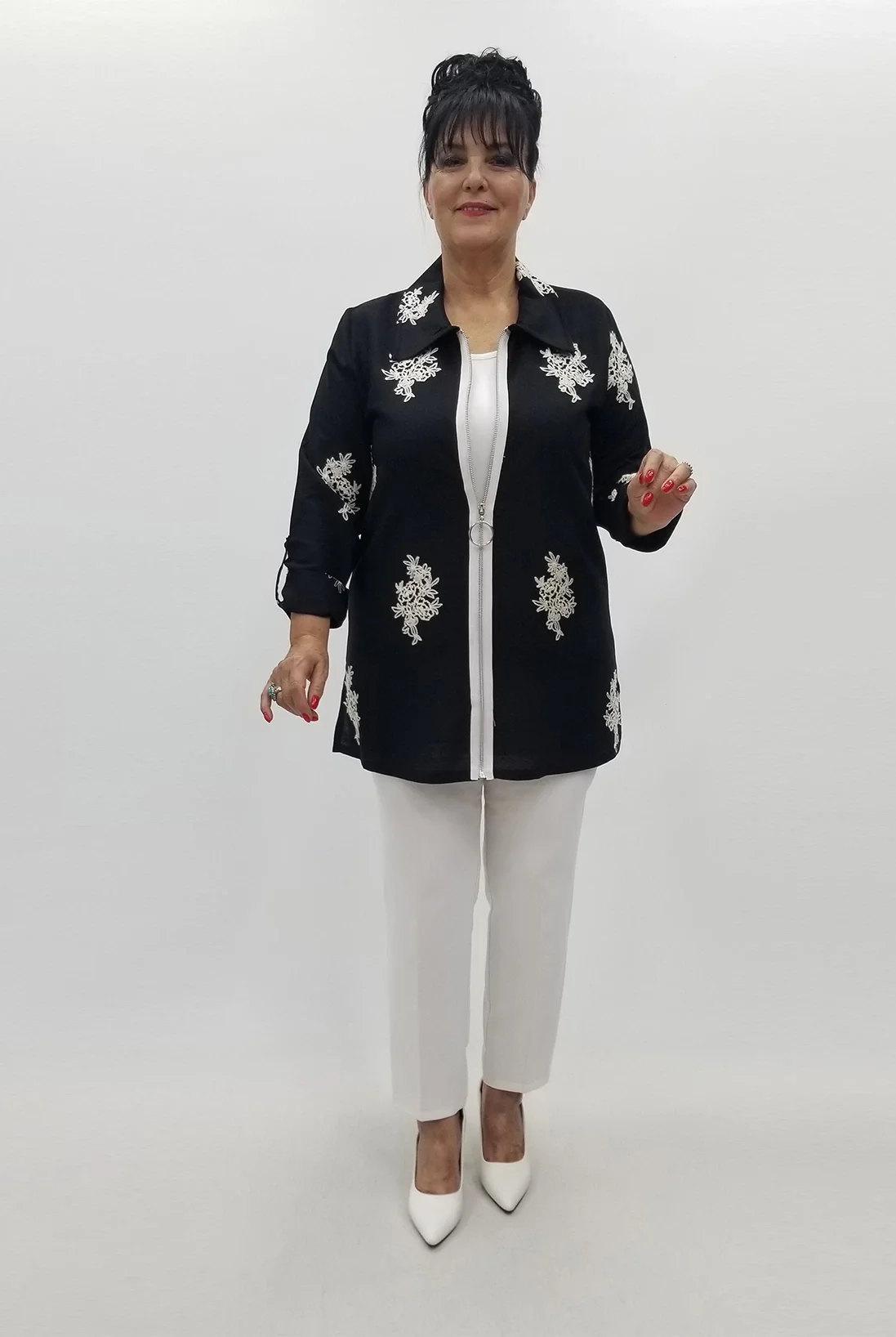 Miraggio Büyük Beden Takım 99737 SİYAH