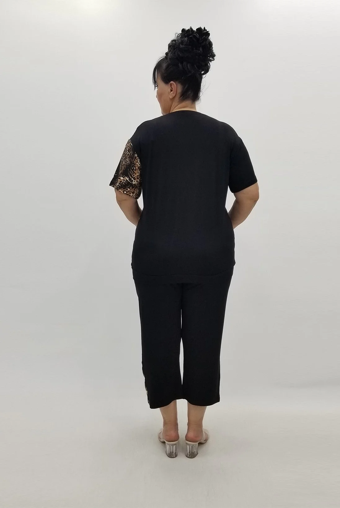 Miraggio Büyük Beden Takım 99754 KAHVE-SİYAH