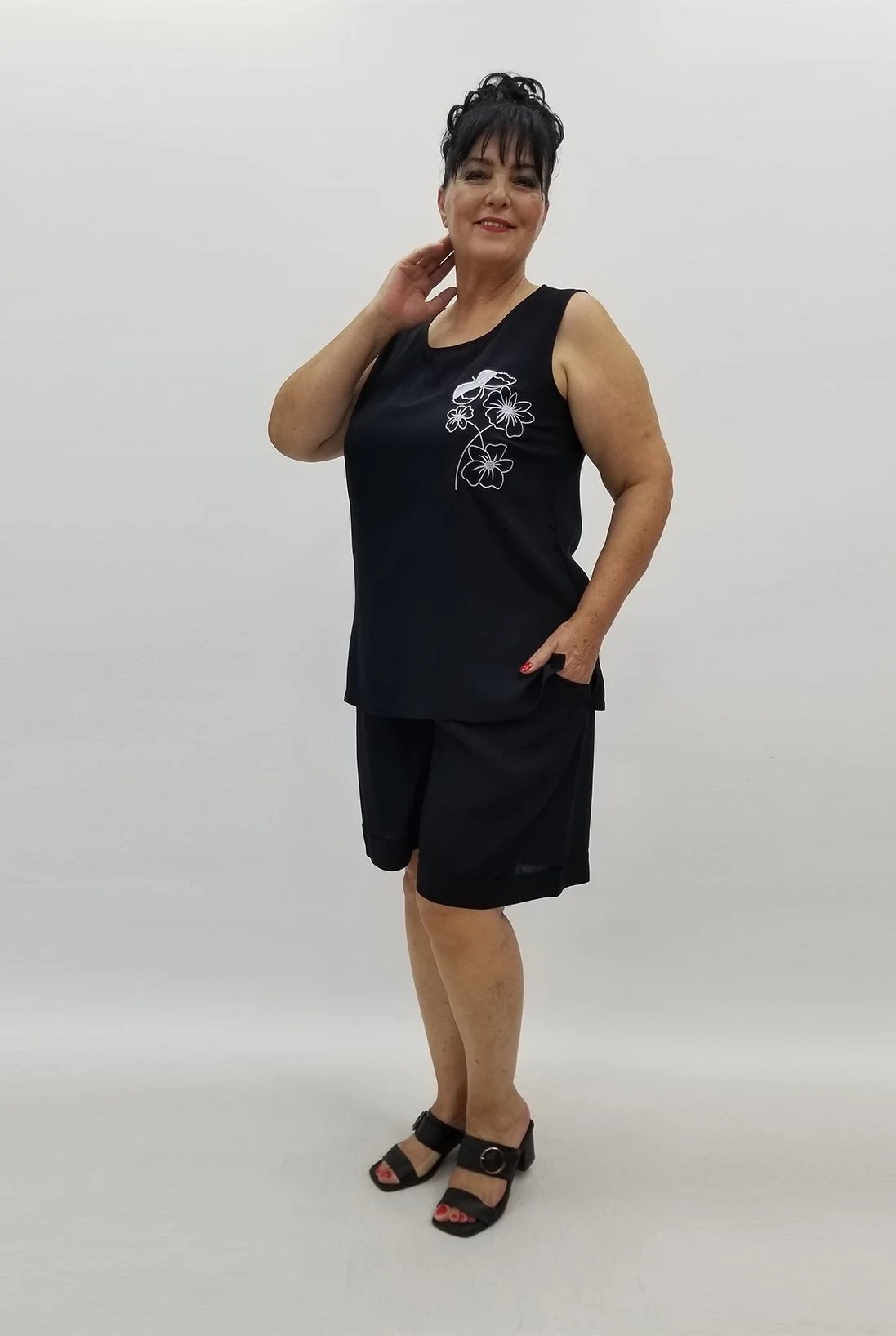 Miraggio Büyük Beden Takım 99925 SİYAH