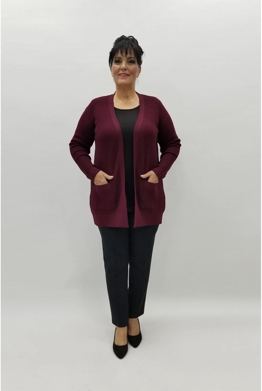 Miraggio Büyük Beden Triko 4000 BORDO