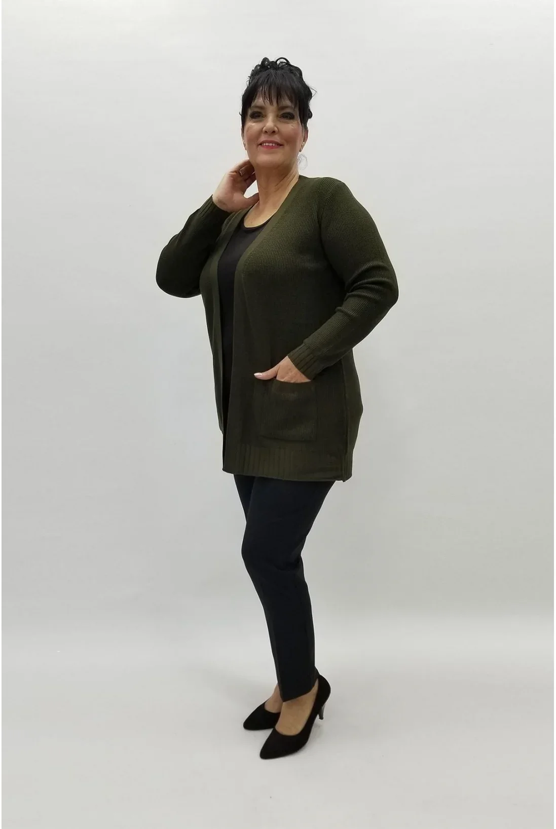 Miraggio Büyük Beden Triko 4000 HAKİ