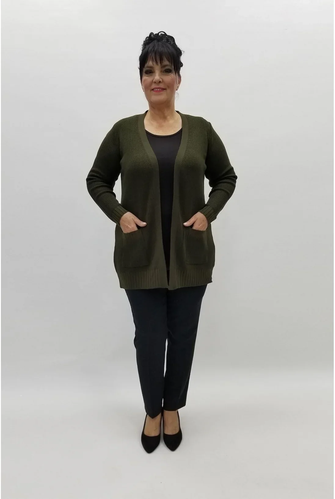 Miraggio Büyük Beden Triko 4000 HAKİ