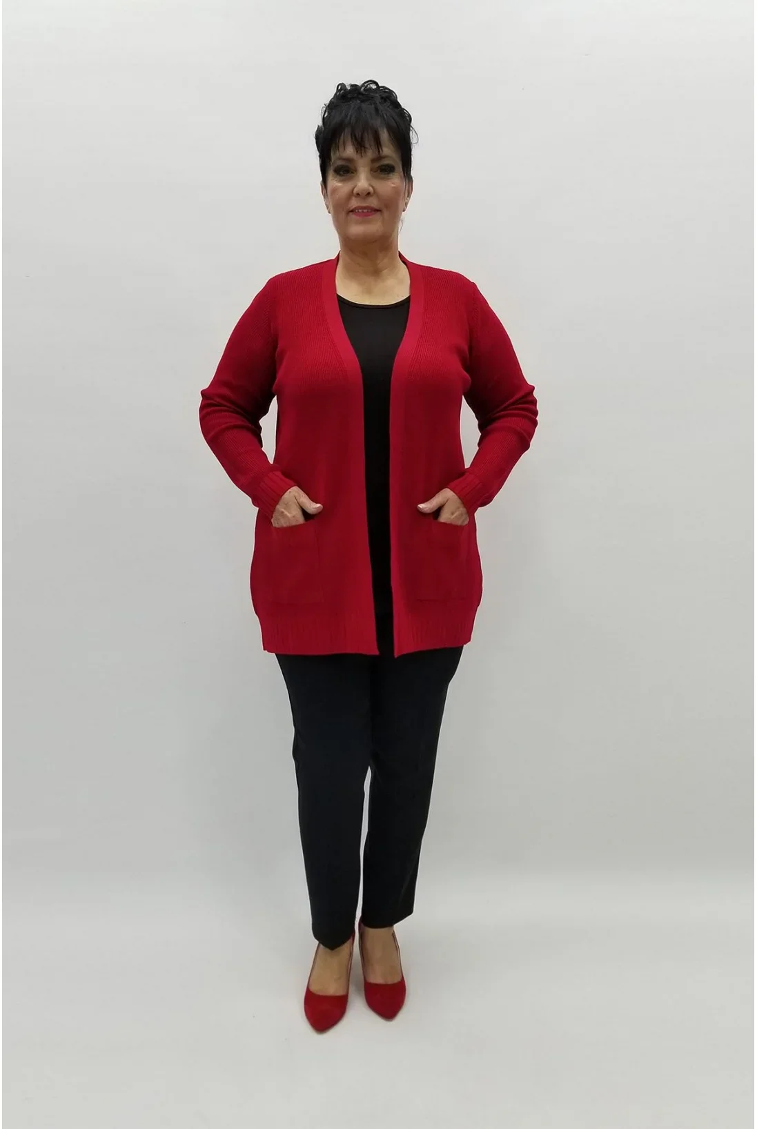 Miraggio Büyük Beden Triko 4000 KIRMIZI