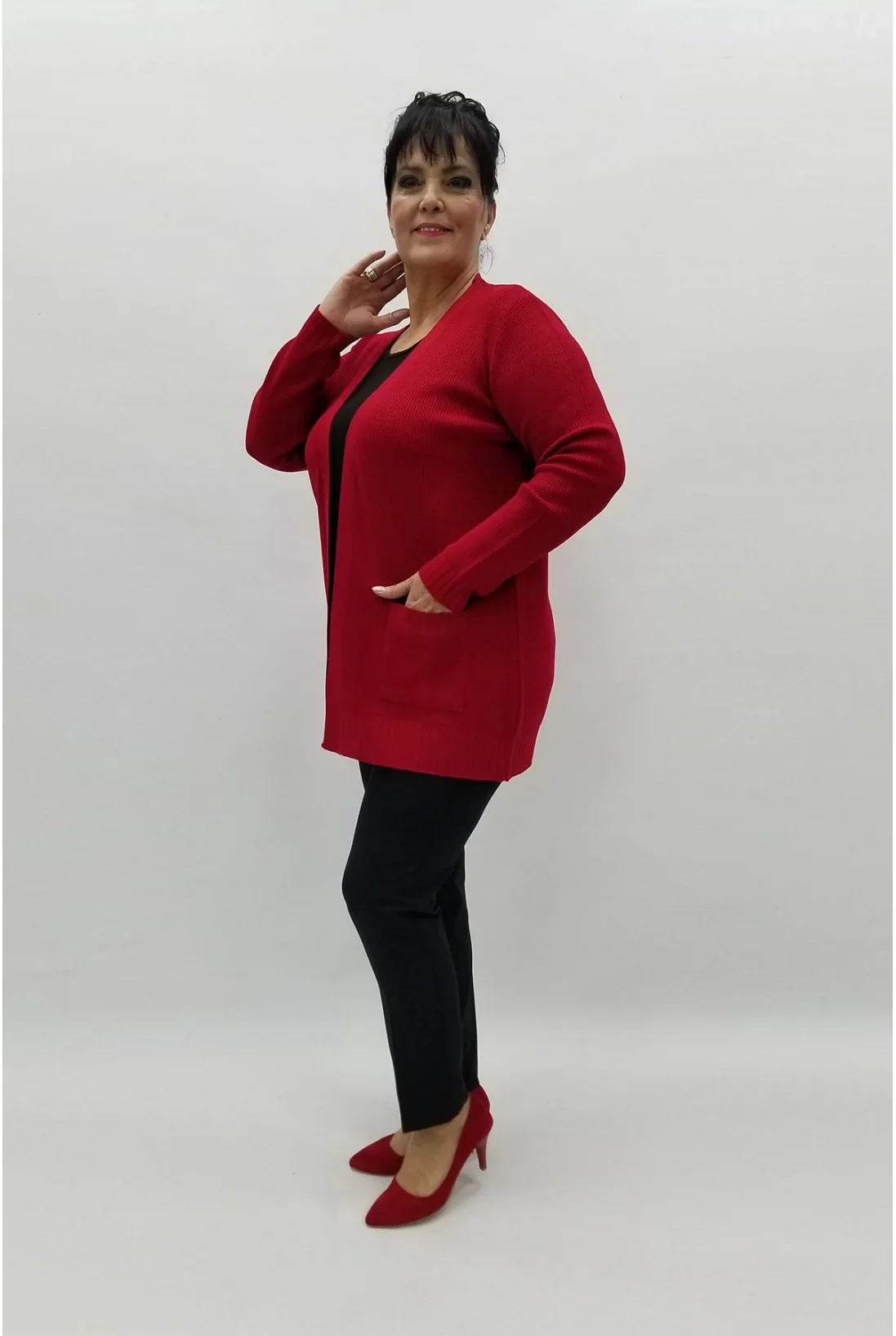 Miraggio Büyük Beden Triko 4000 KIRMIZI