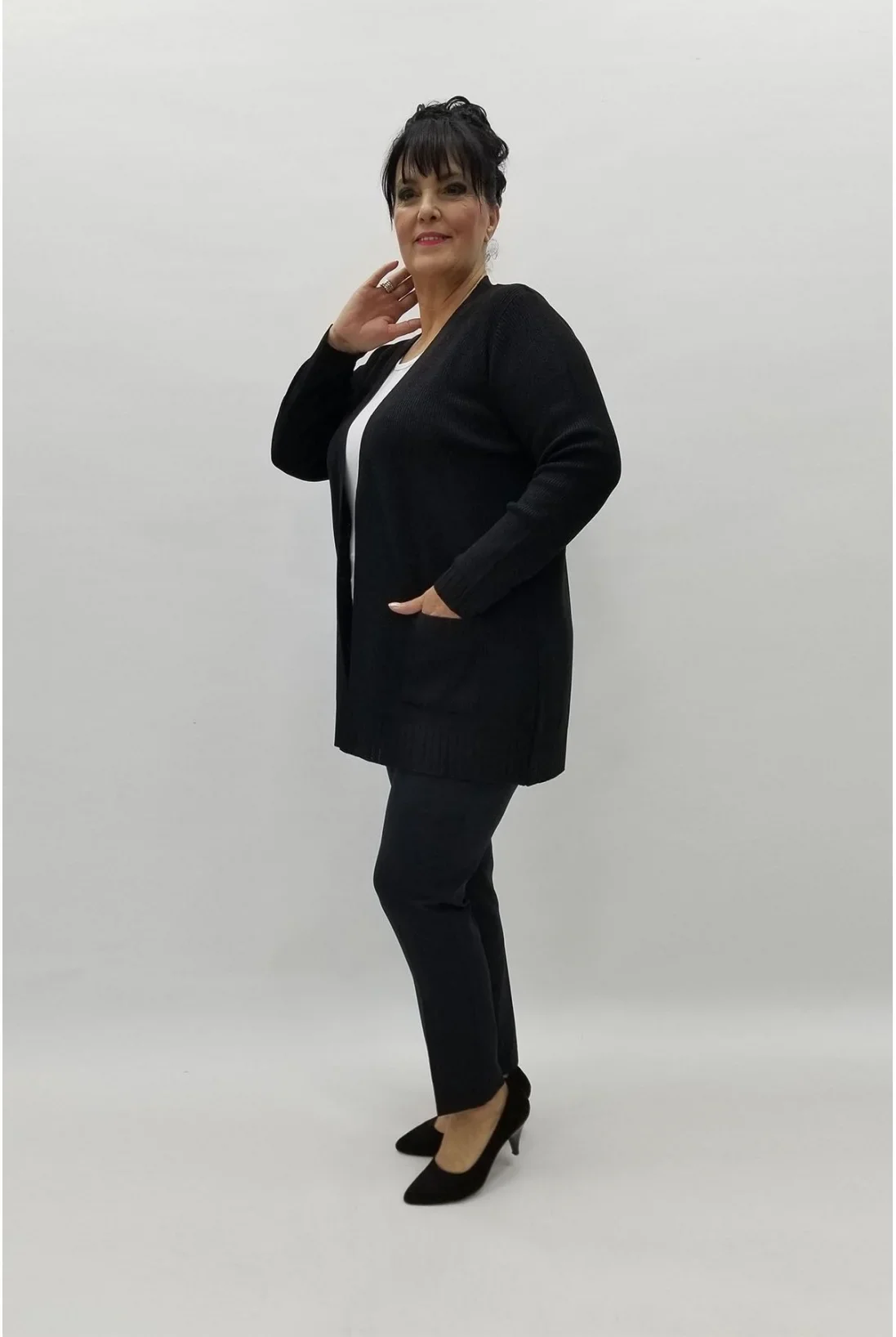 Miraggio Büyük Beden Triko 4000 SİYAH