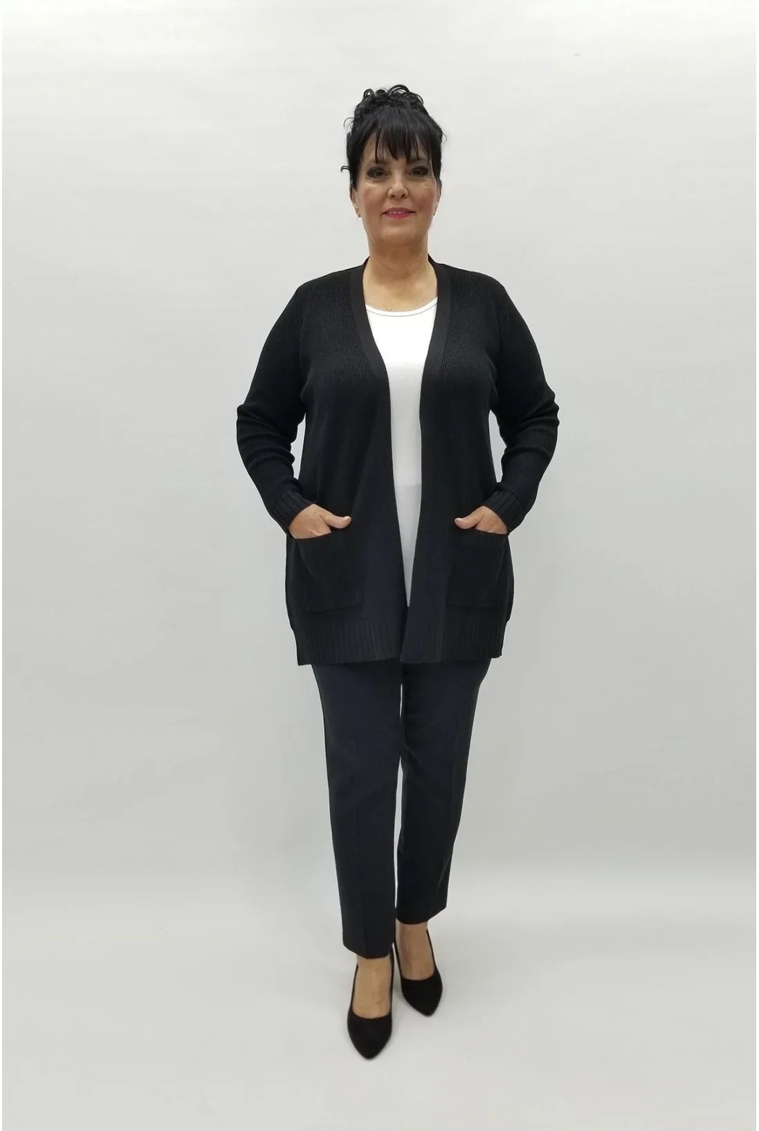 Miraggio Büyük Beden Triko 4000 SİYAH