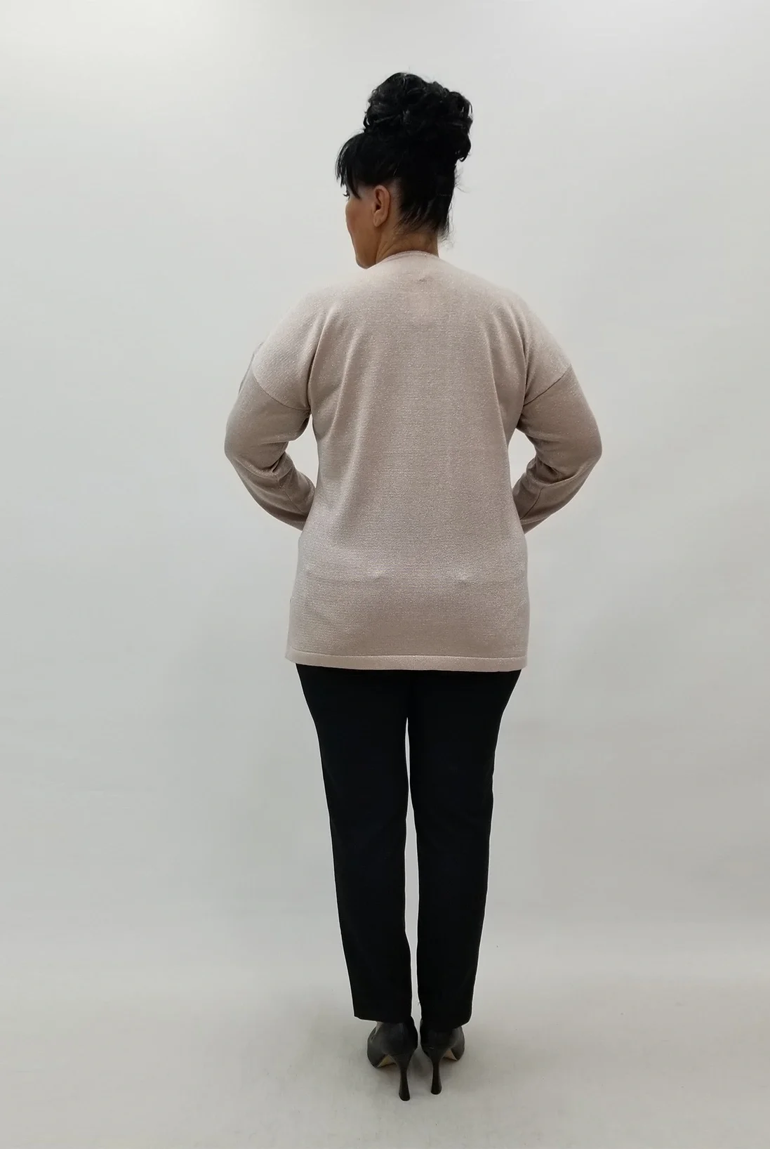 Miraggio Büyük Beden Triko 4045 PUDRA