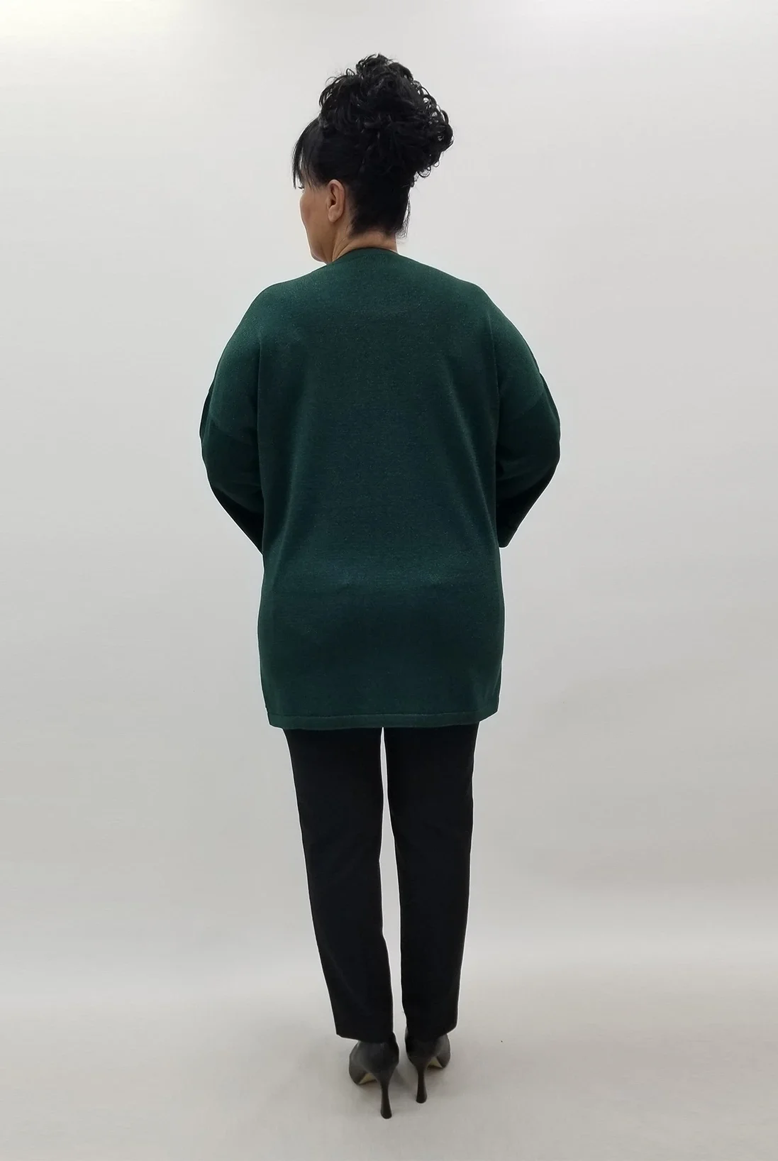 Miraggio Büyük Beden Triko 4107 ZÜMRÜT YEŞİLİ