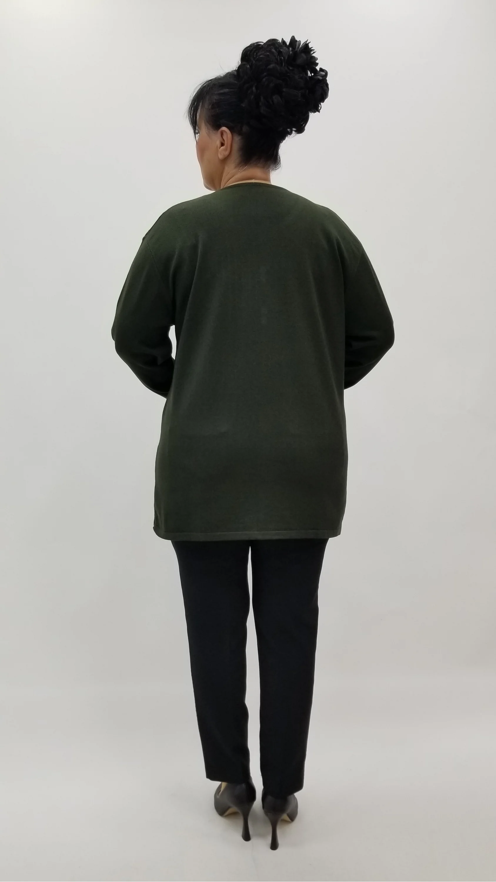 Miraggio Büyük Beden Triko 4298 HAKİ