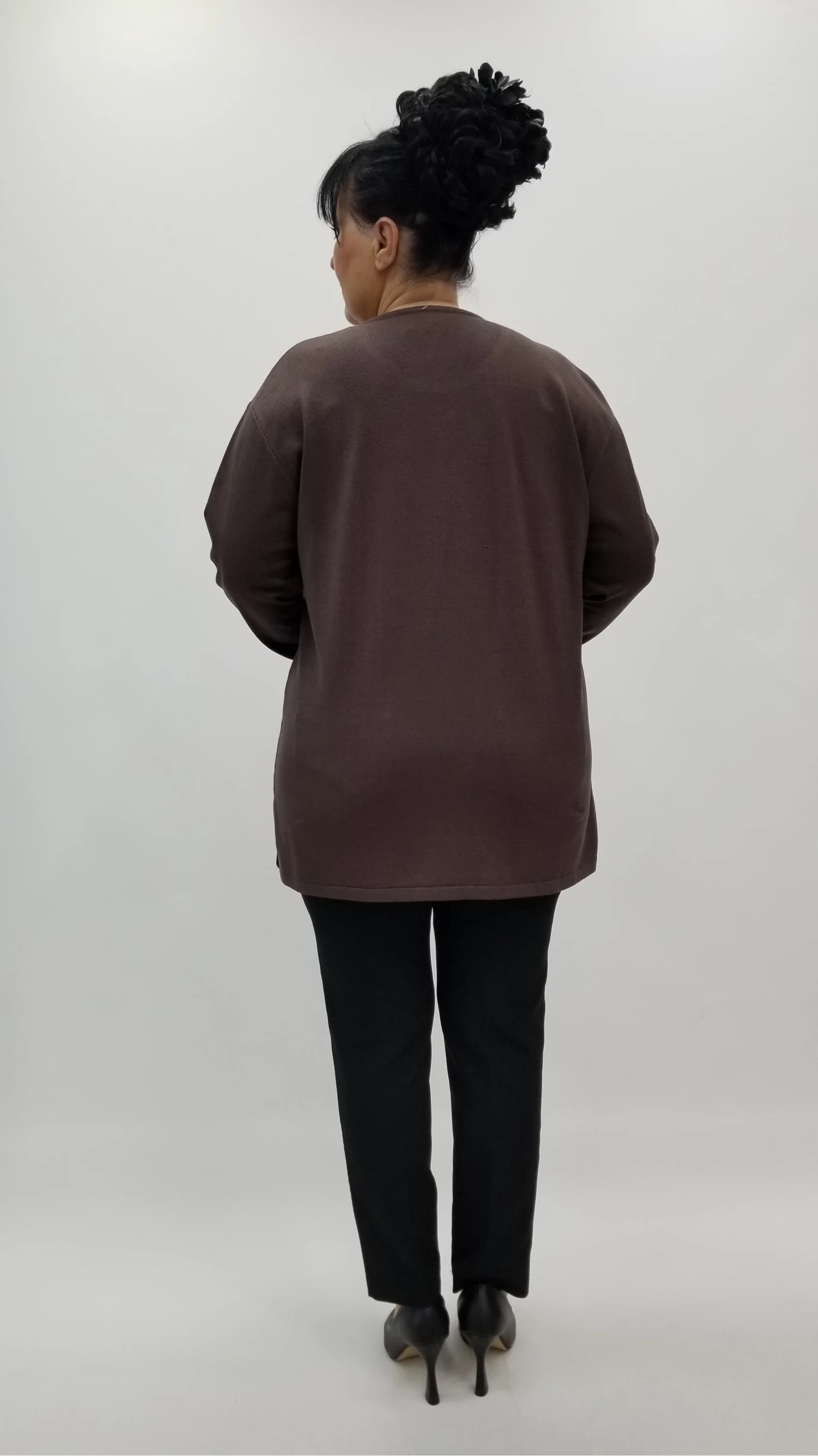 Miraggio Büyük Beden Triko 4298 KAHVE