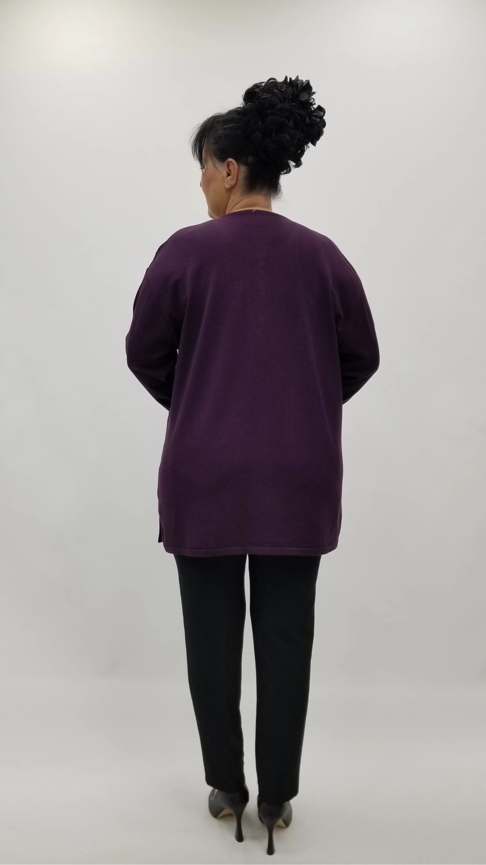 Miraggio Büyük Beden Triko 4298 MÜRDÜM