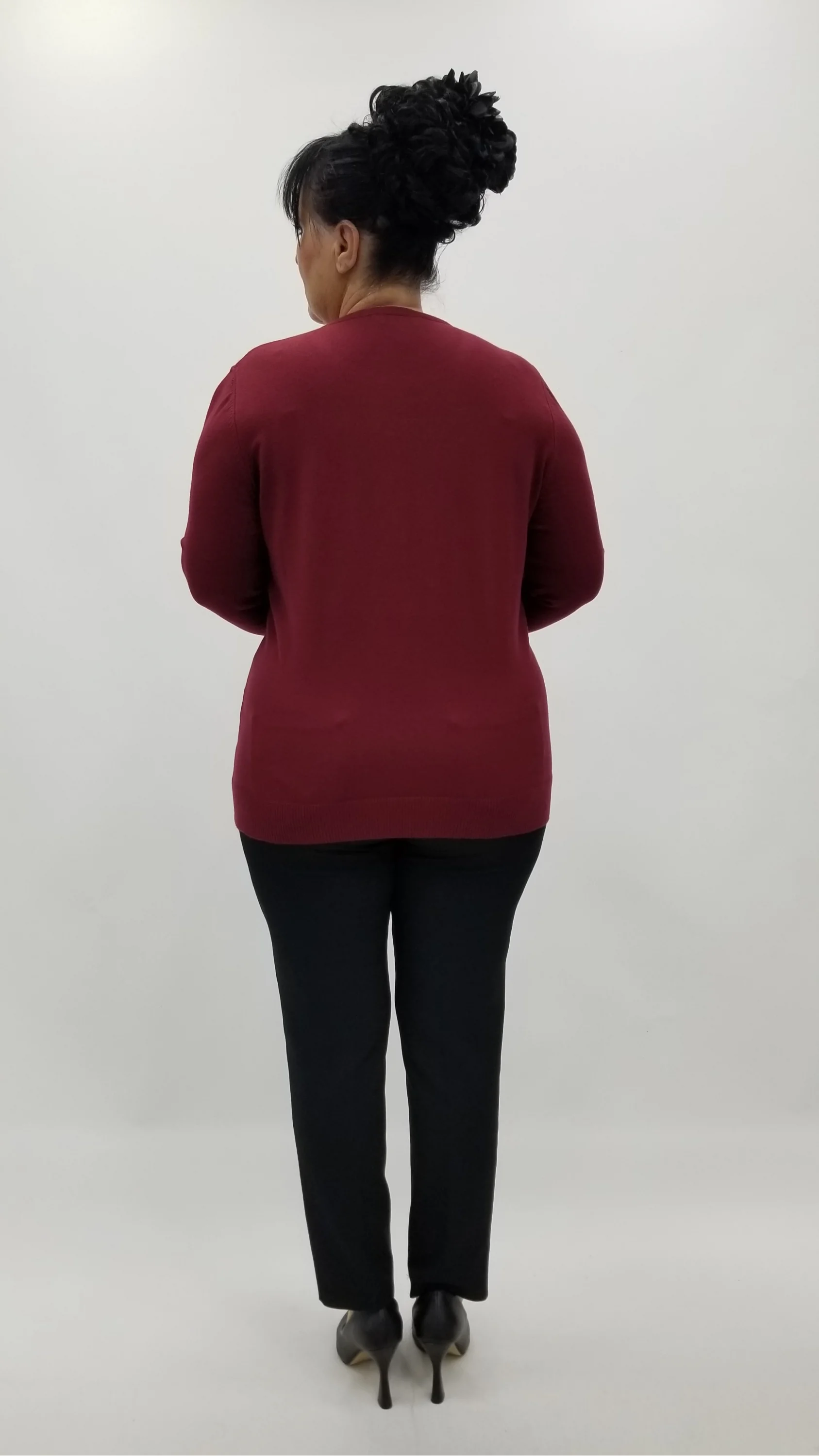 Miraggio Büyük Beden Triko 4322 BORDO