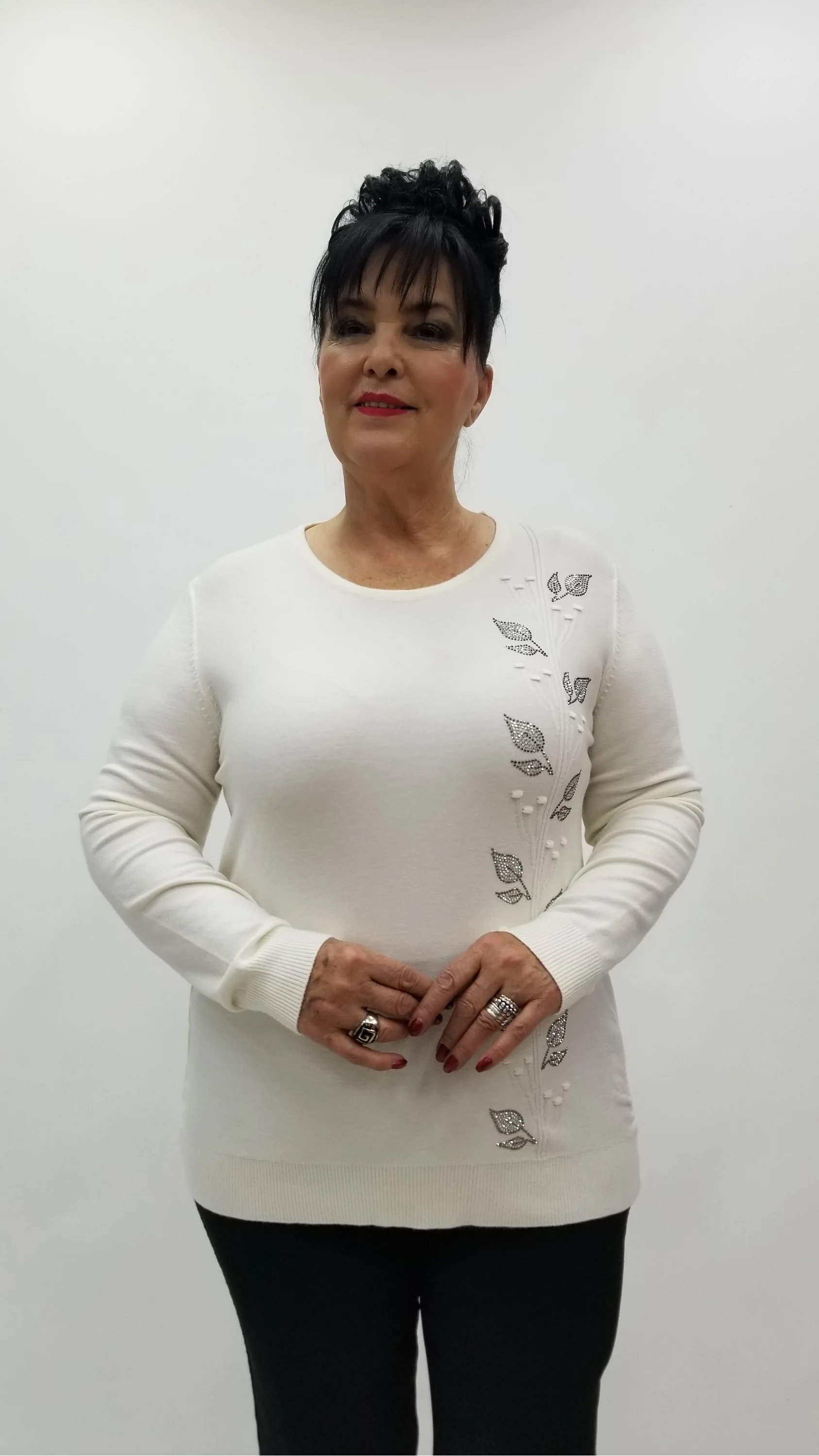 Miraggio Büyük Beden Triko 4322 KREM