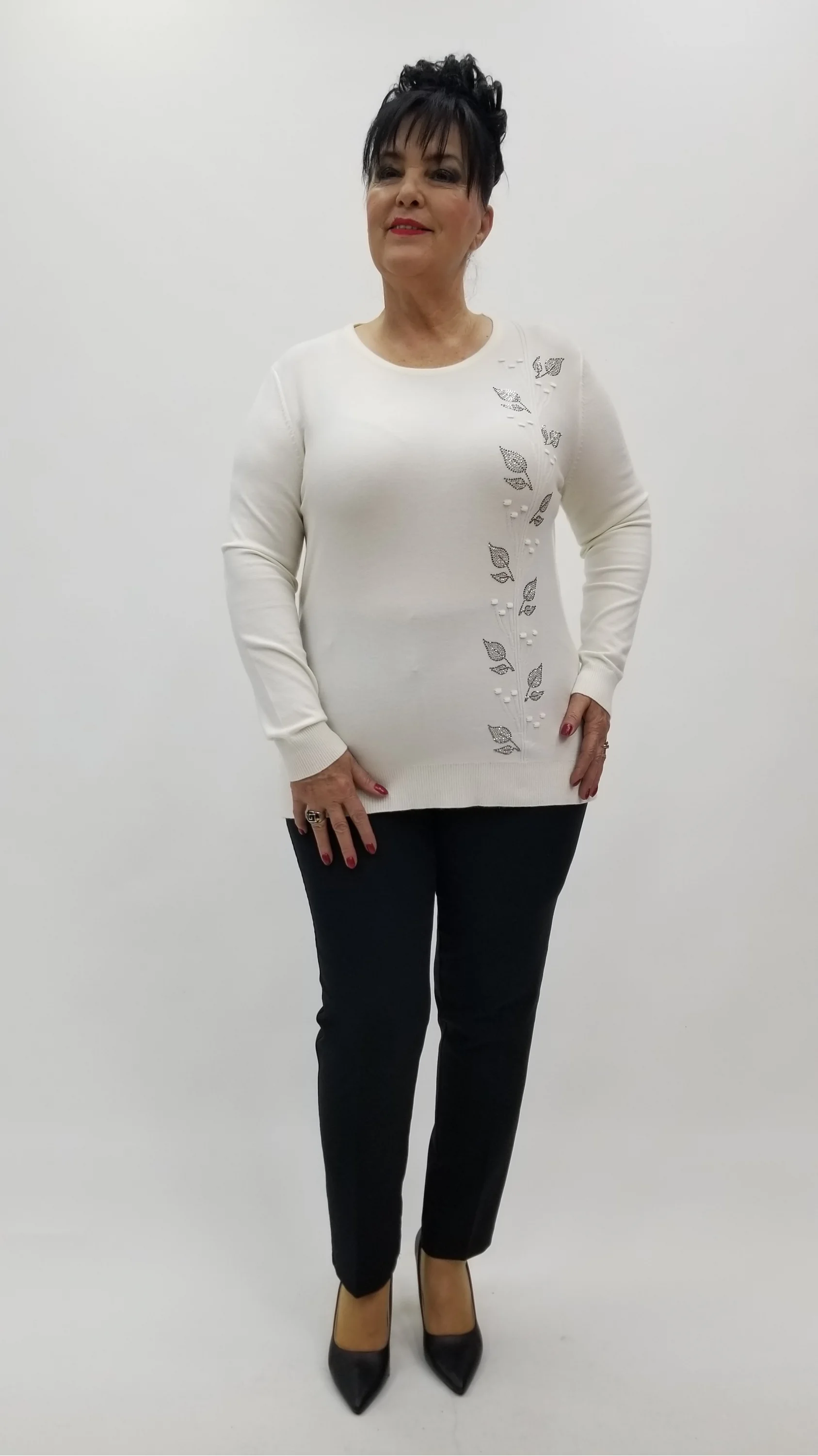 Miraggio Büyük Beden Triko 4322 KREM