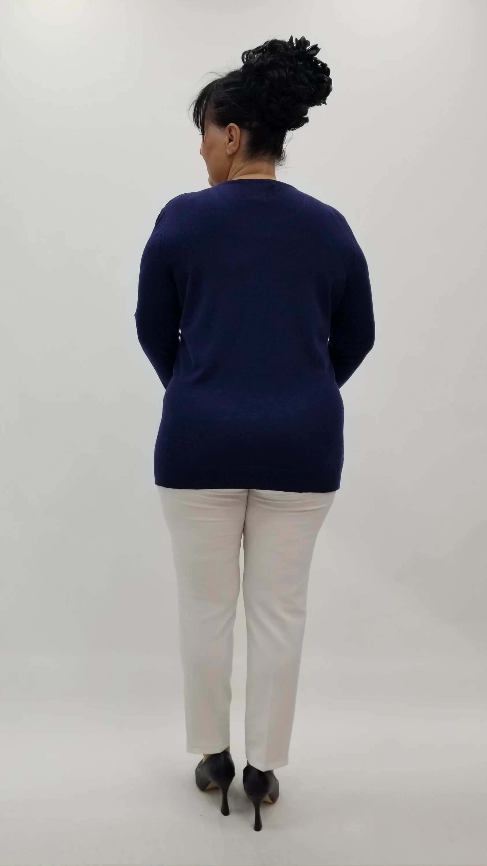 Miraggio Büyük Beden Triko 4322 LACİVERT