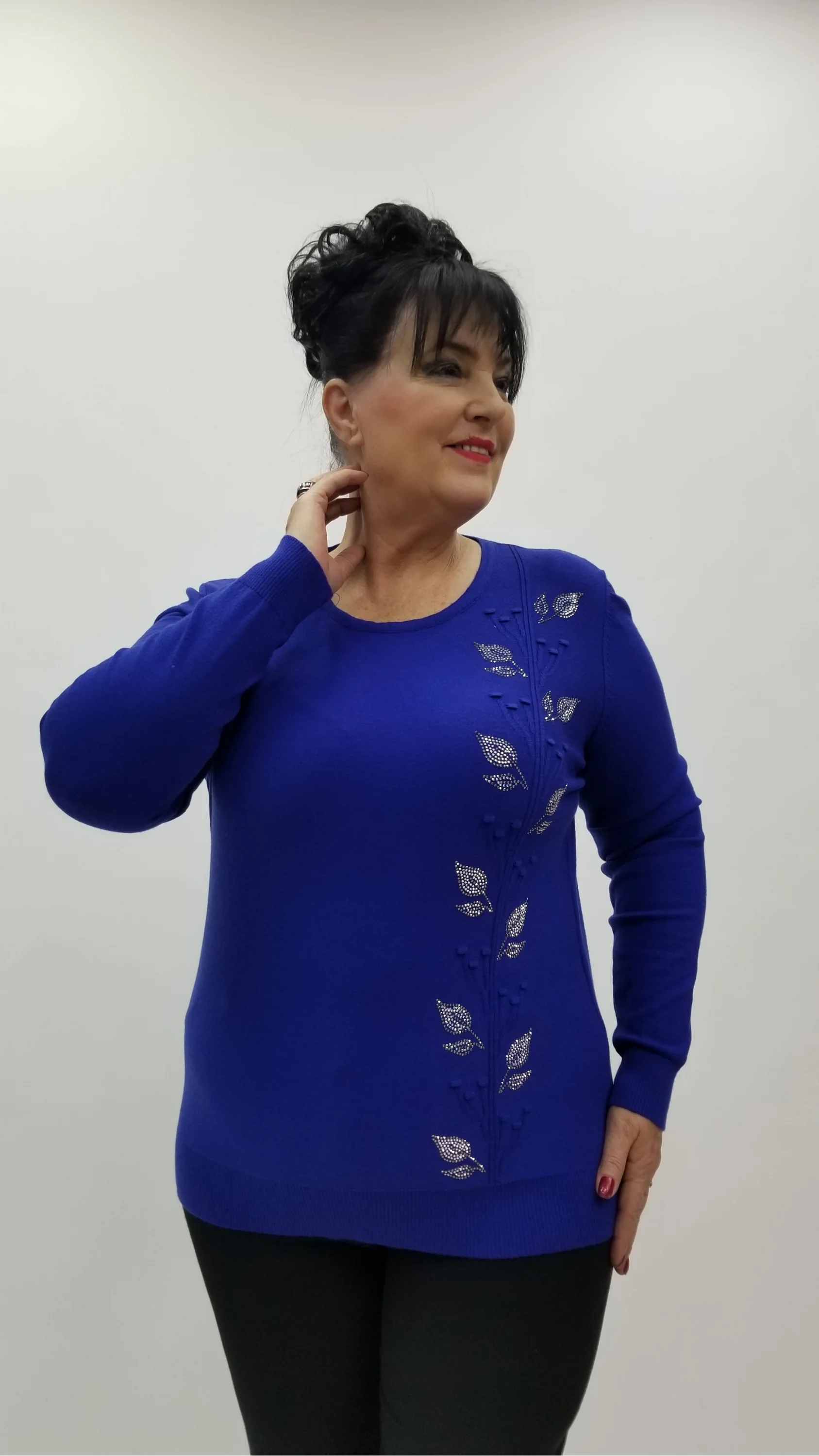 Miraggio Büyük Beden Triko 4322 SAKS