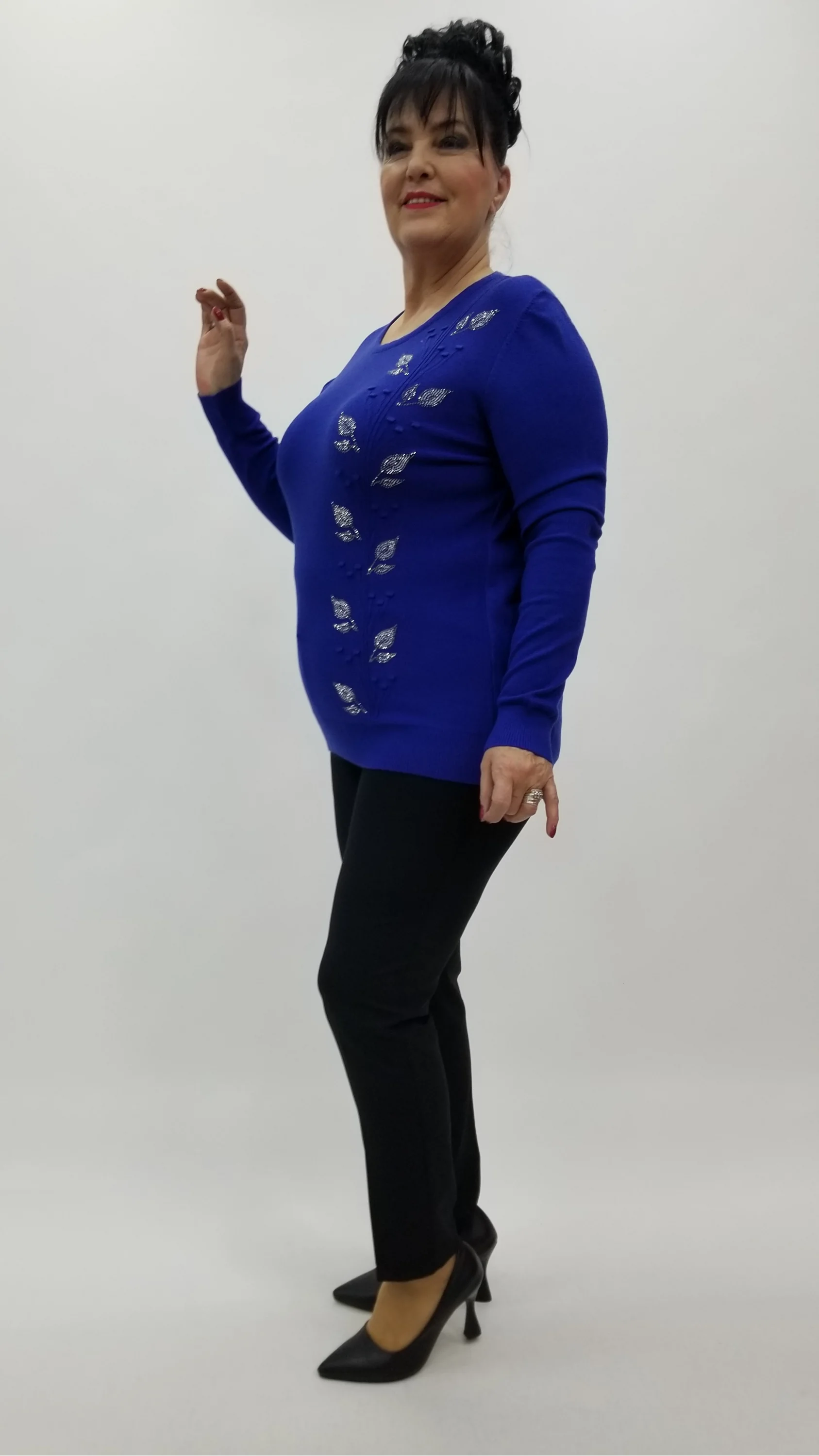 Miraggio Büyük Beden Triko 4322 SAKS