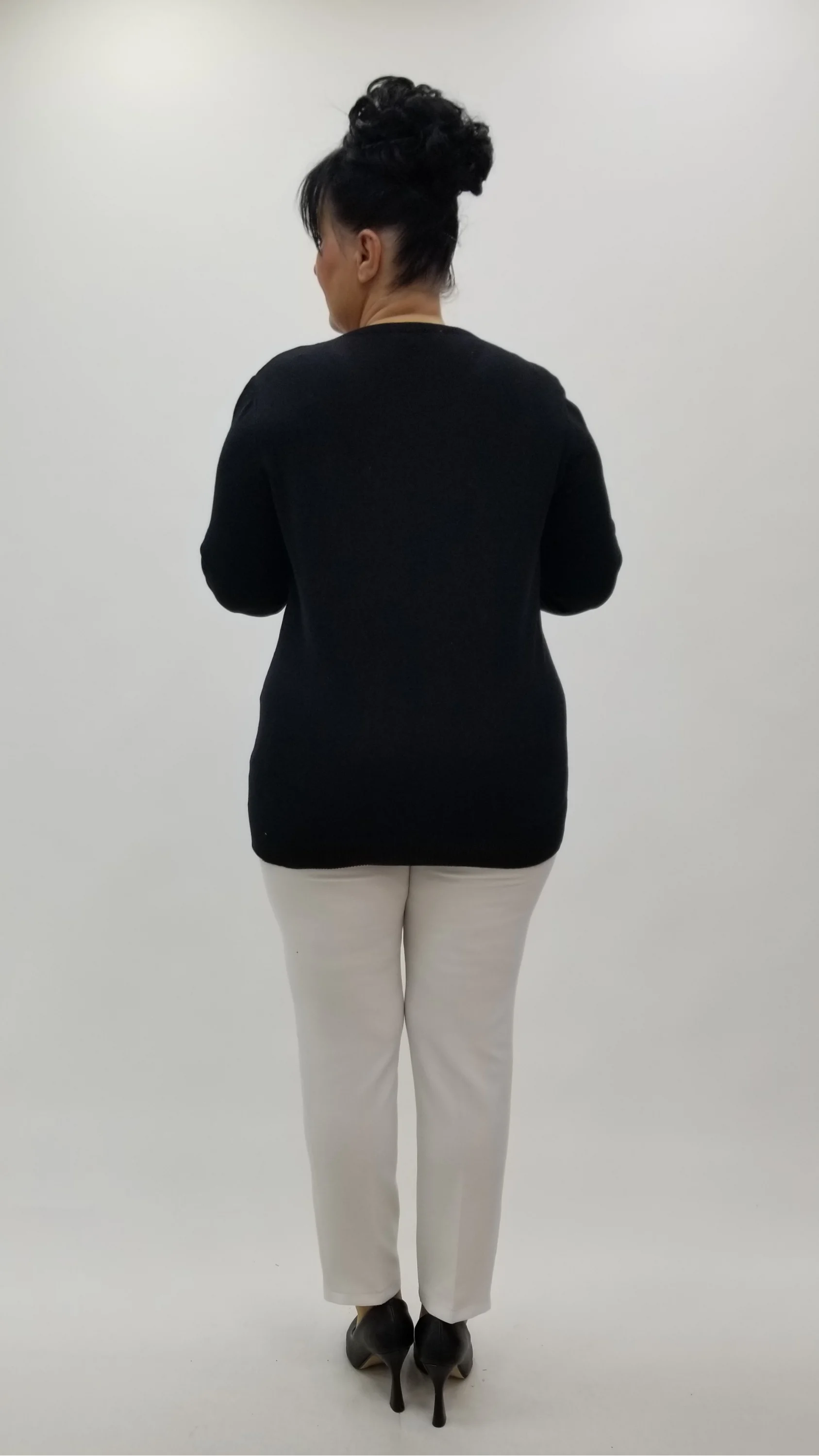 Miraggio Büyük Beden Triko 4322 SİYAH