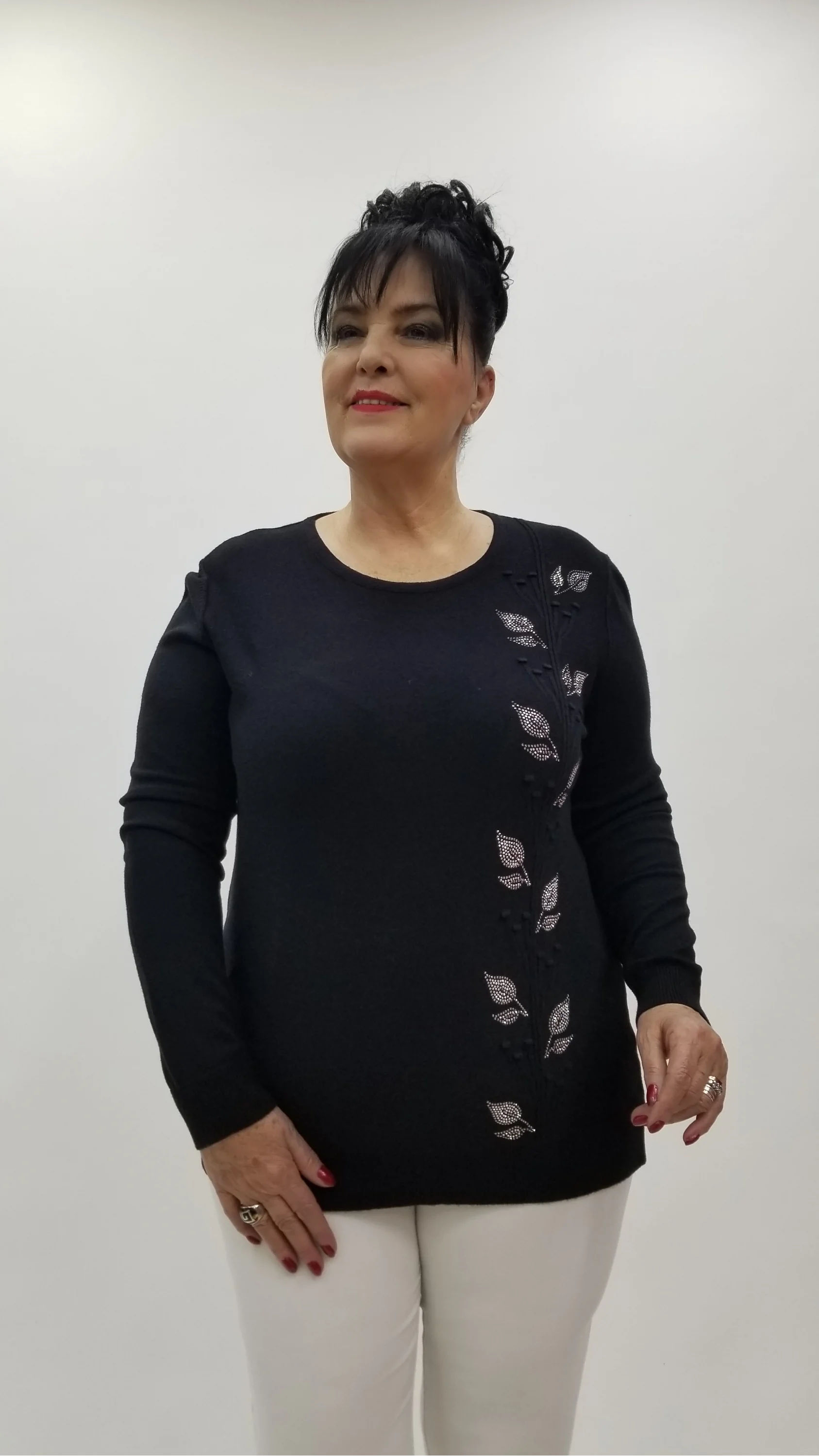 Miraggio Büyük Beden Triko 4322 SİYAH