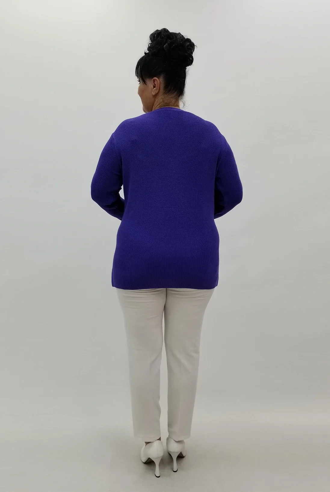 Miraggio Büyük Beden Triko 95914 LEYLAK