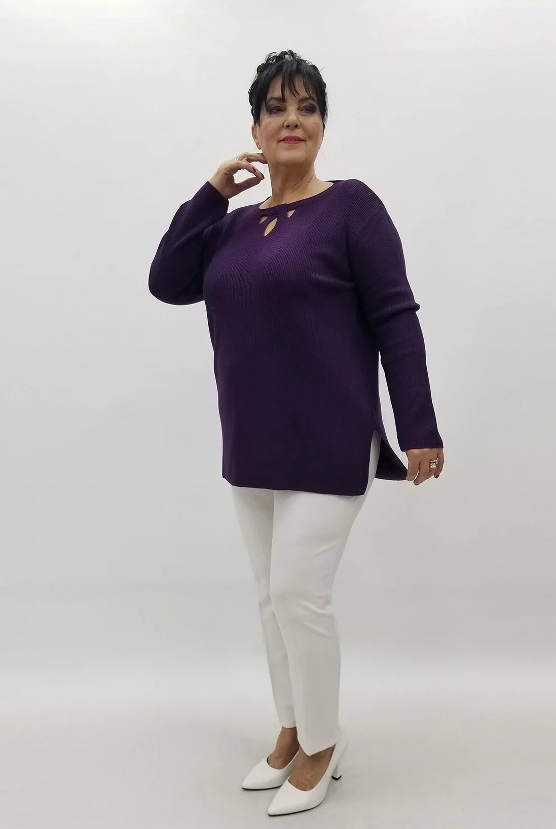 Miraggio Büyük Beden Triko 95914 MOR