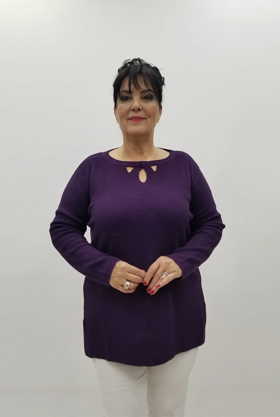 Miraggio Büyük Beden Triko 95914 MOR