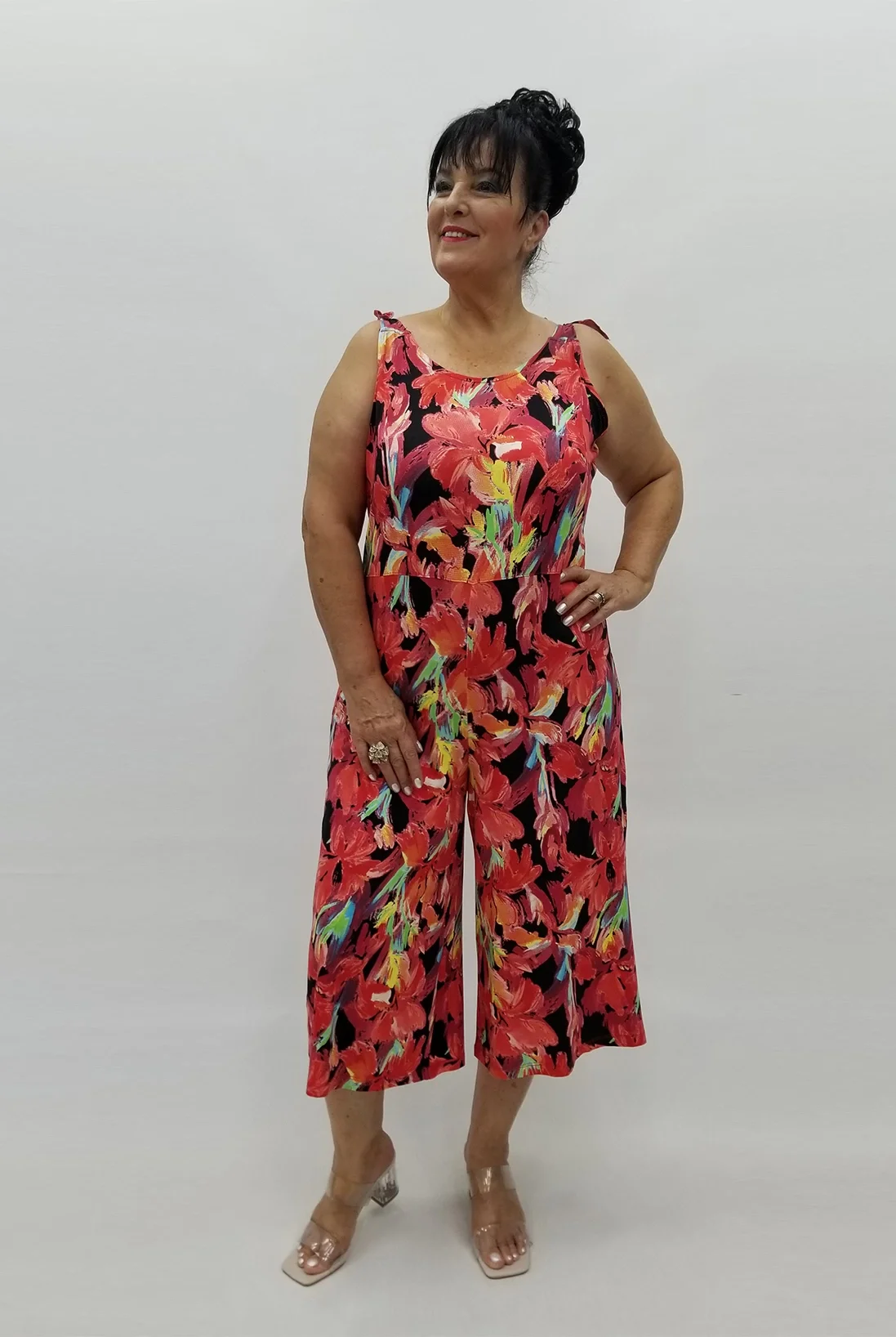 Miraggio Büyük Beden Tulum 98984 MERCAN