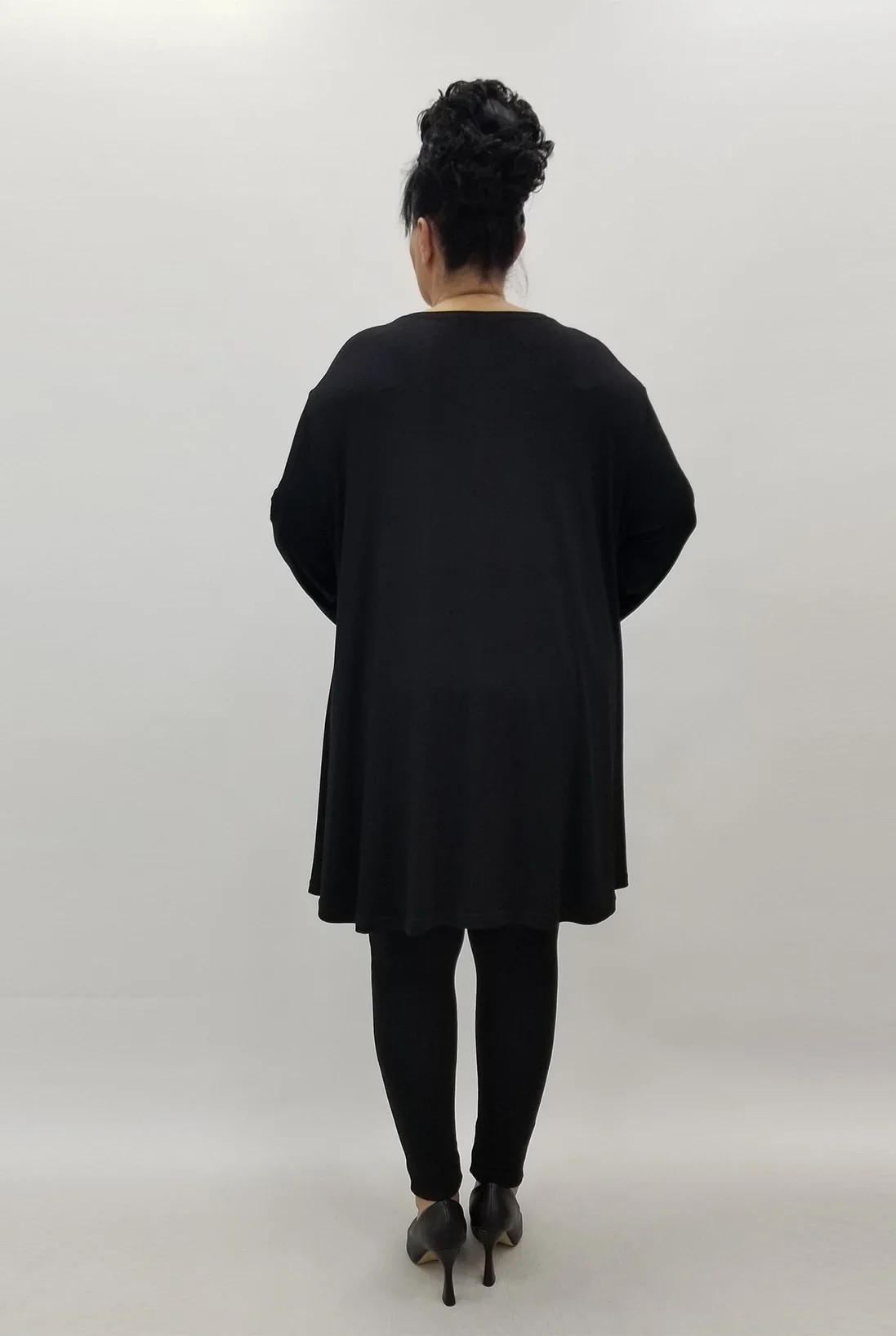 Miraggio Büyük Beden Tunik 4118 SİY-GÜMÜŞ