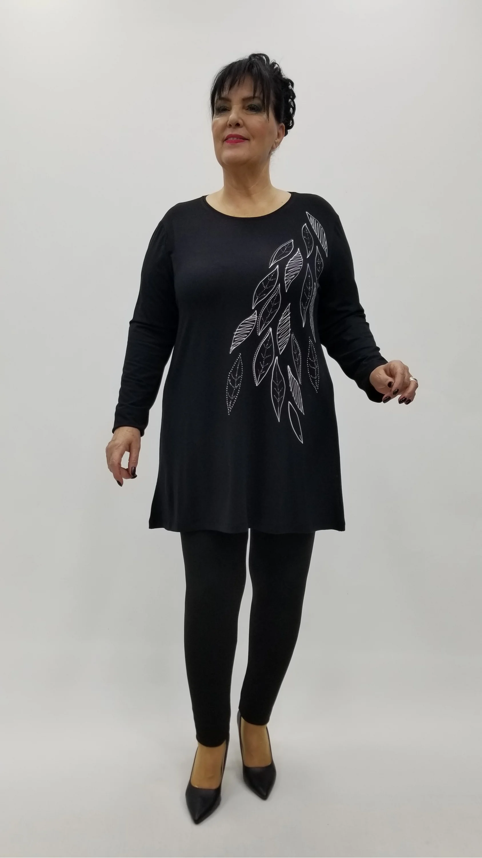 Miraggio Büyük Beden Tunik 4241 SİYAH