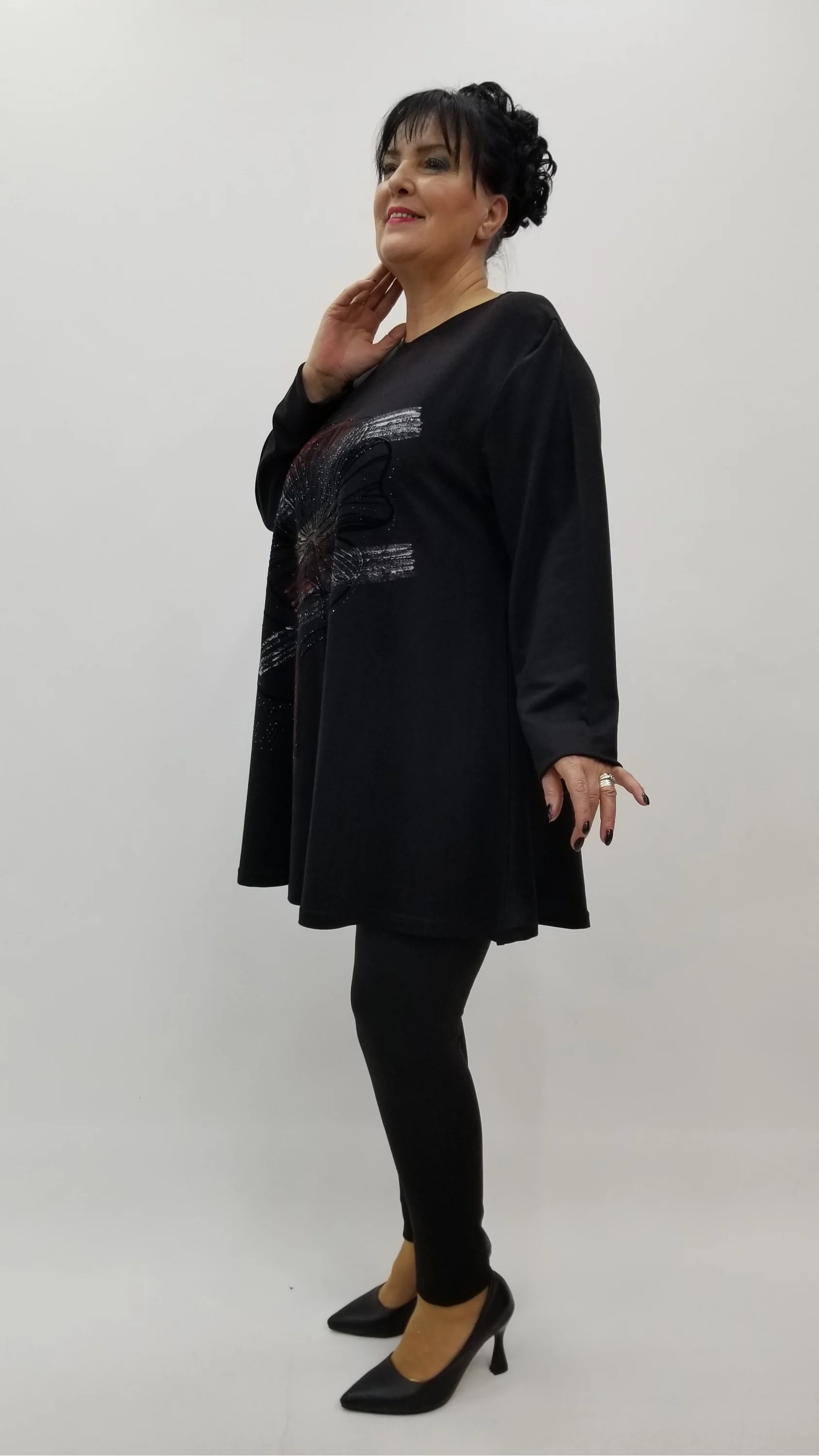 Miraggio Büyük Beden Tunik 4329 SİYAH