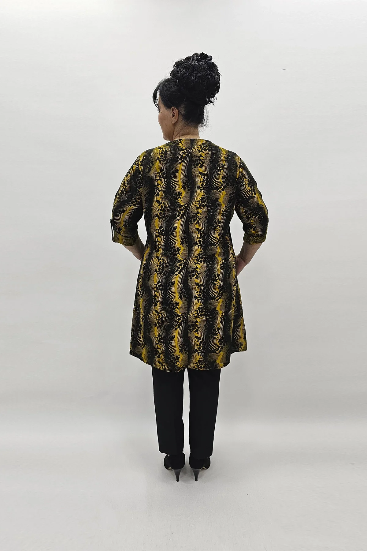 Miraggio Büyük Beden Tunik 97490 SAFRAN