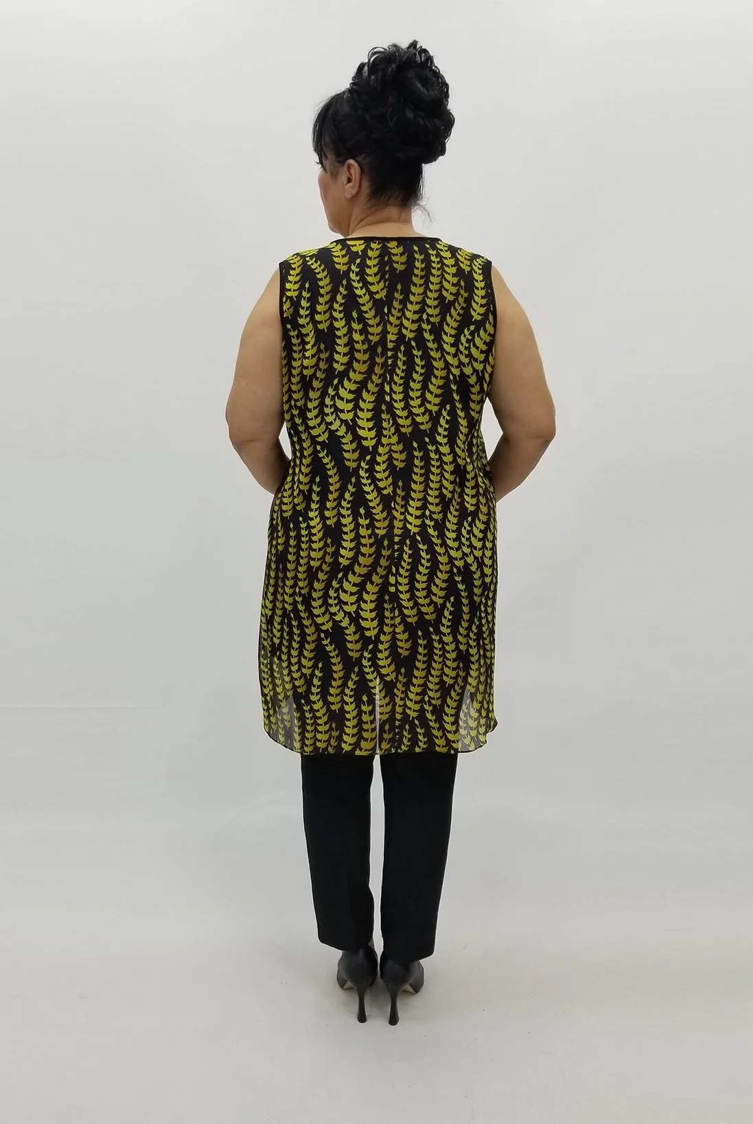 Miraggio Büyük Beden Tunik 98668 SARI