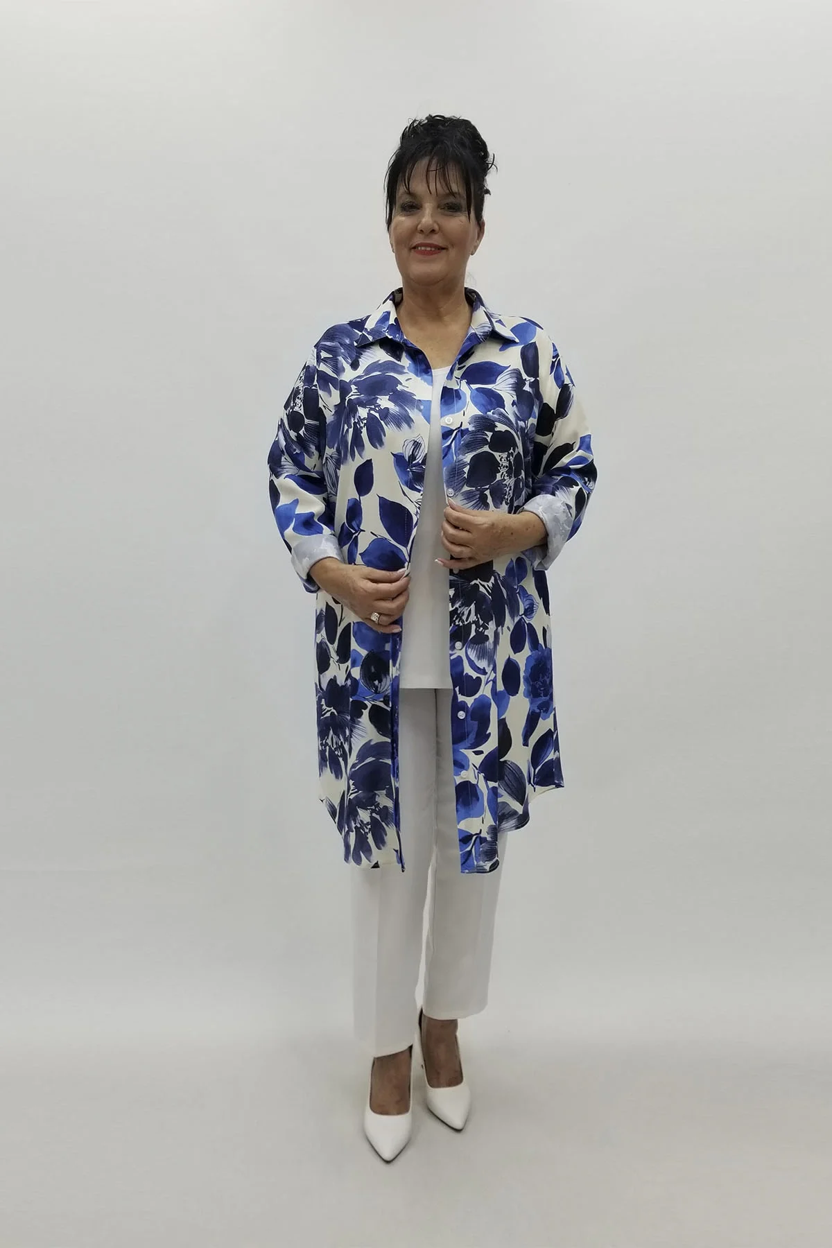 Miraggio Büyük Beden Tunik 98859 LACİVERT