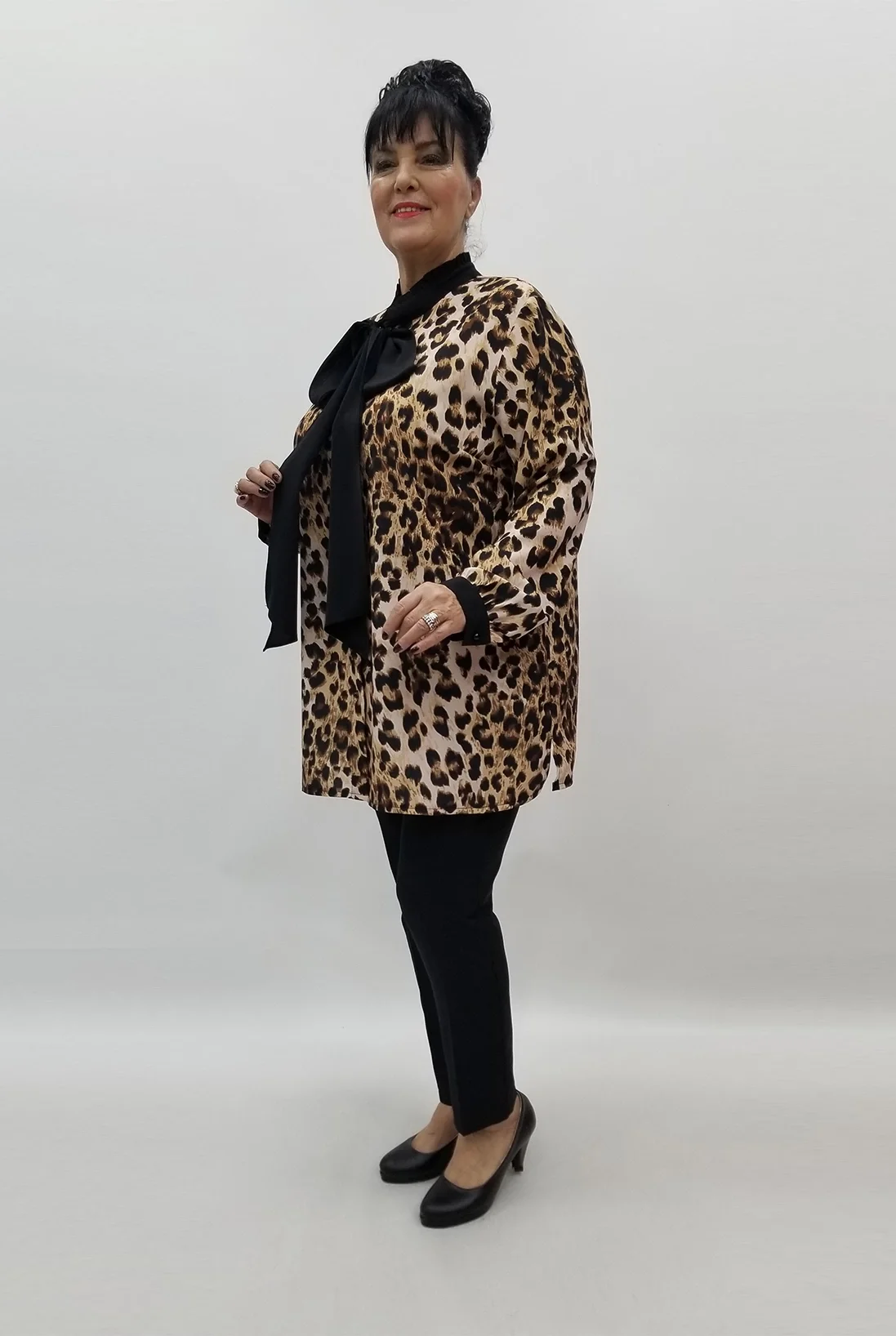 Miraggio Büyük Beden Tunik 99417 KAHVE