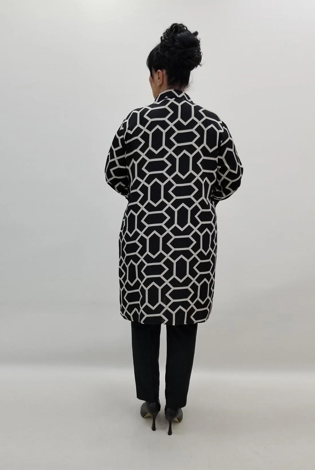 Miraggio Büyük Beden Tunik 99520 SİYAH/BEYAZ