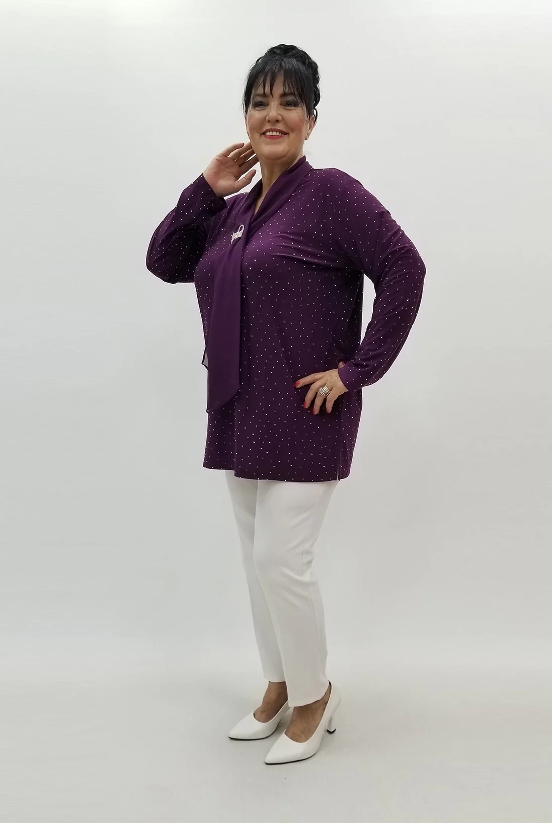 Miraggio Büyük Beden Tunik 99592 MÜRDÜM