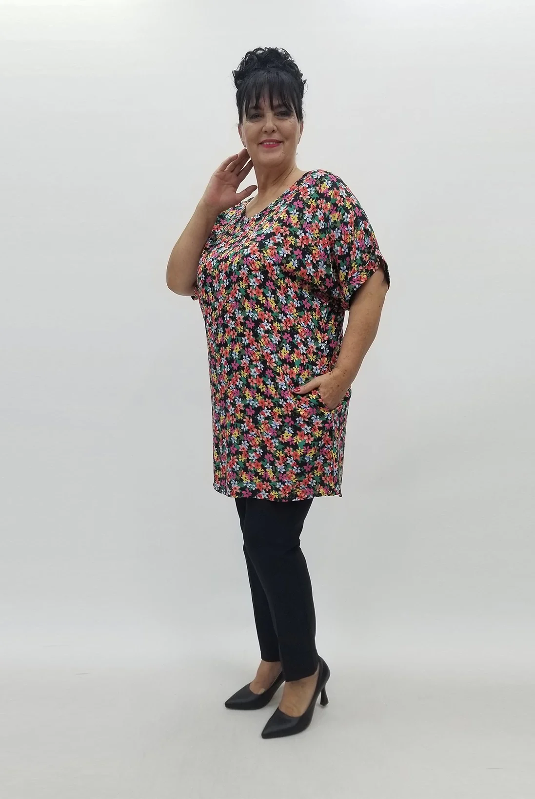 Miraggio Büyük Beden Tunik 99727 YEŞİL