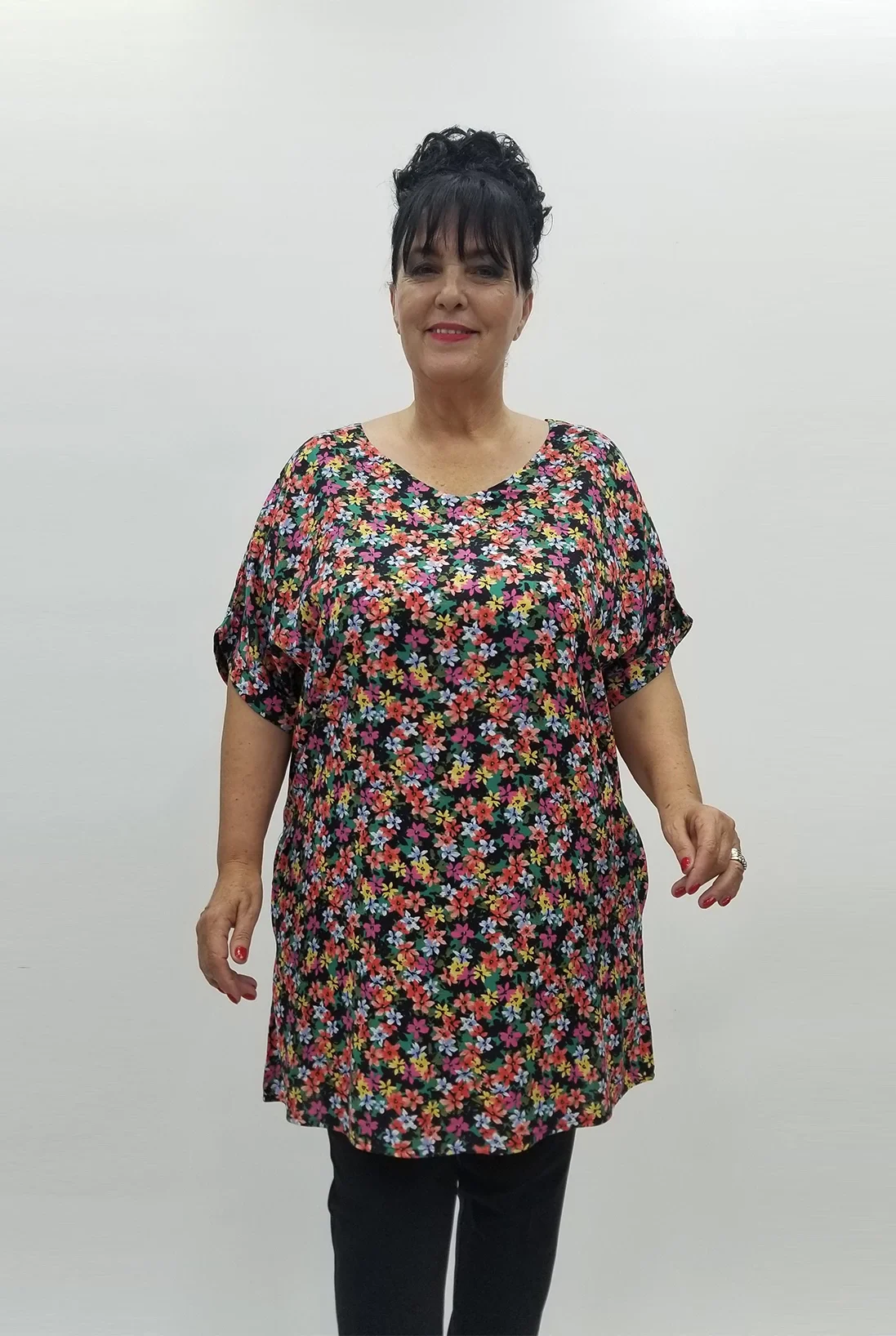 Miraggio Büyük Beden Tunik 99727 YEŞİL