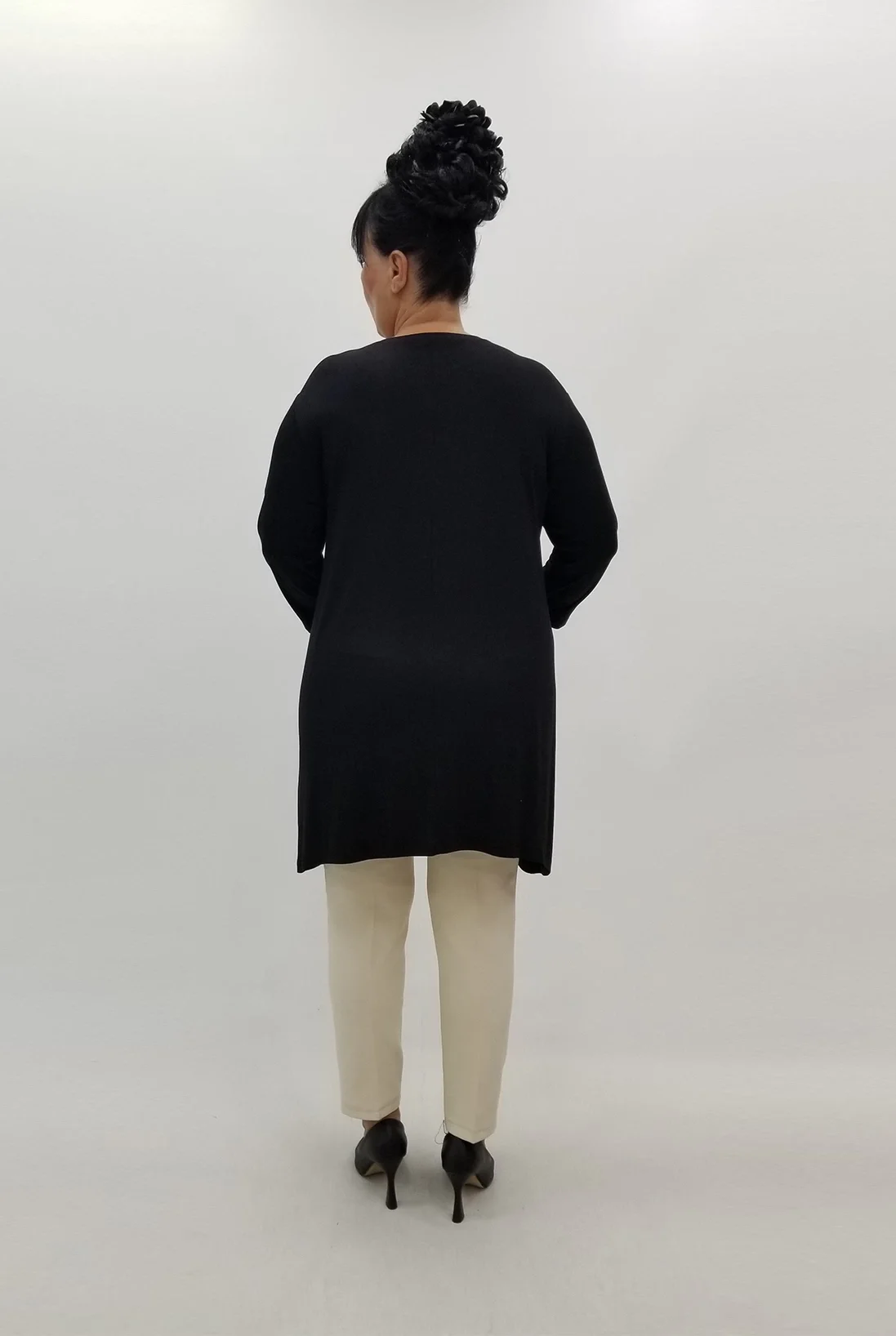 Miraggio Büyük Beden Tunik 99729 SİY-GOLD