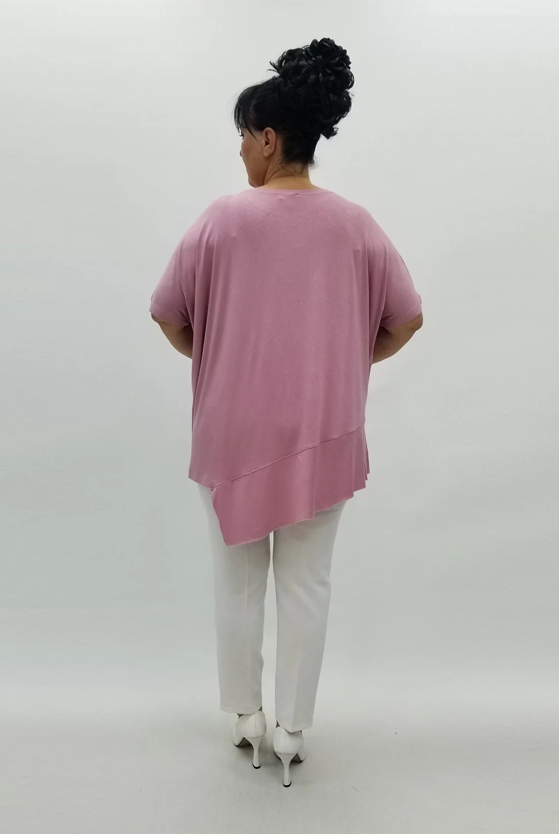 Miraggio Büyük Beden Tunik 99773 GÜL KURUSU