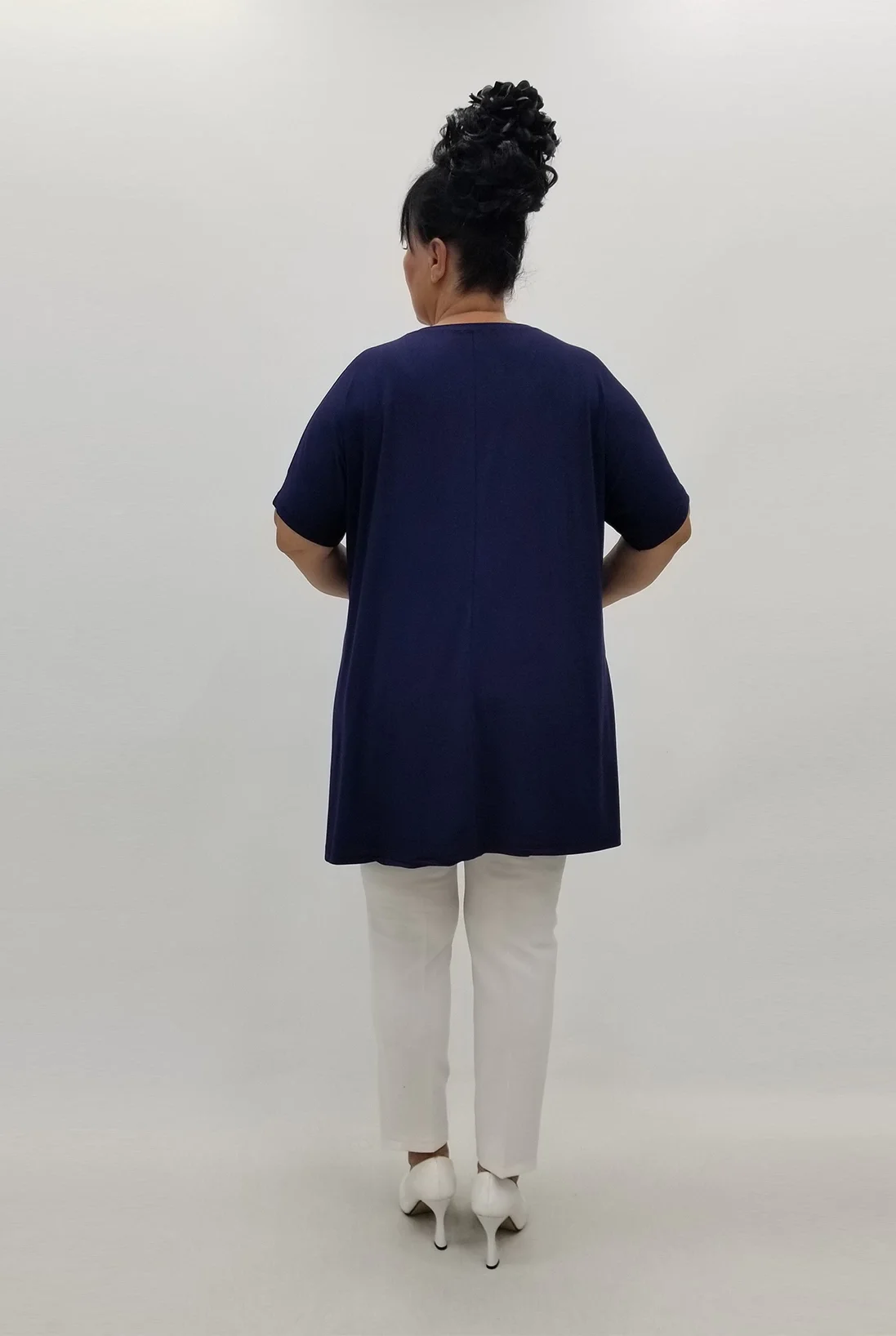 Miraggio Büyük Beden Tunik 99859 LACİVERT