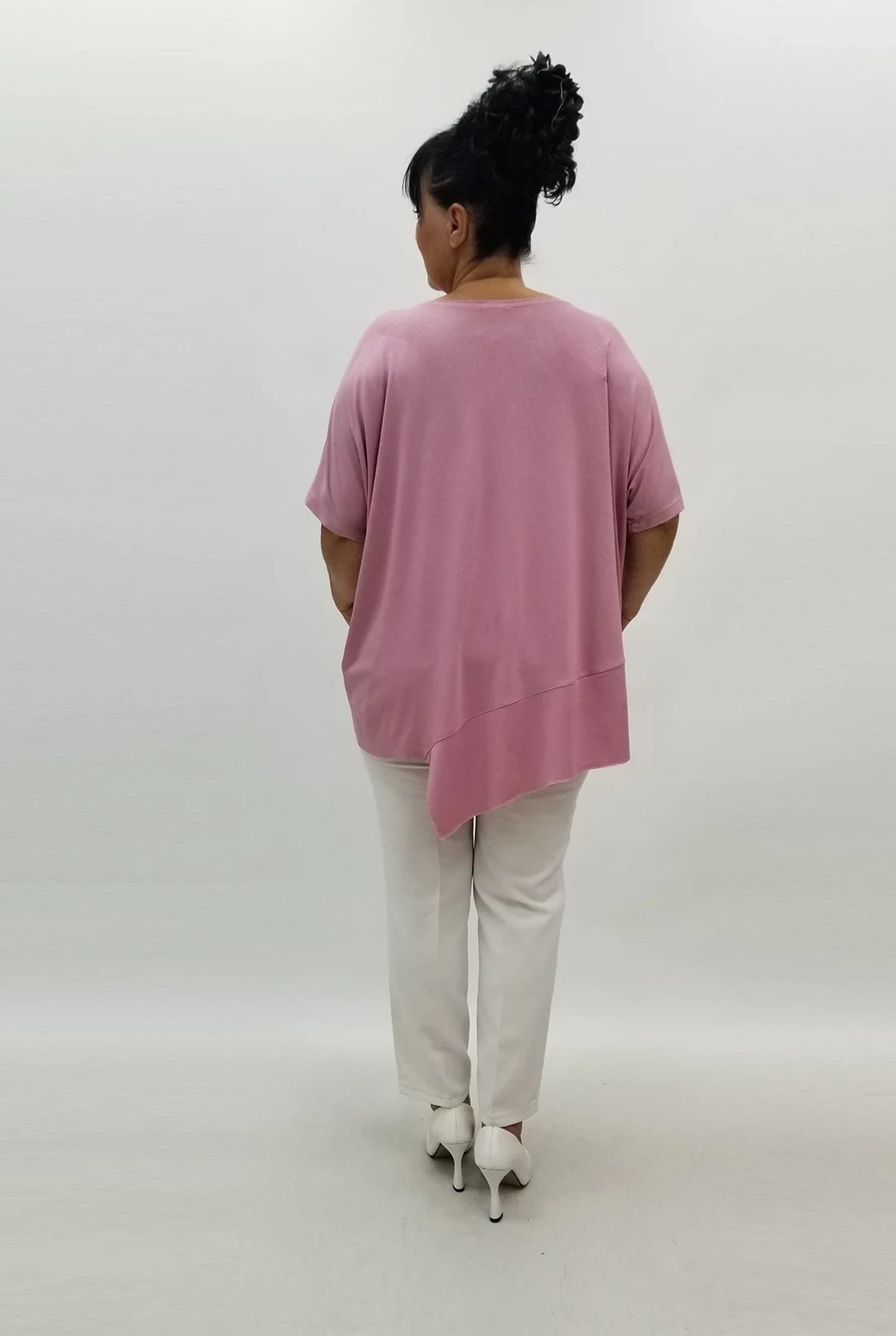 Miraggio Büyük Beden Tunik 99871 GÜL KURUSU